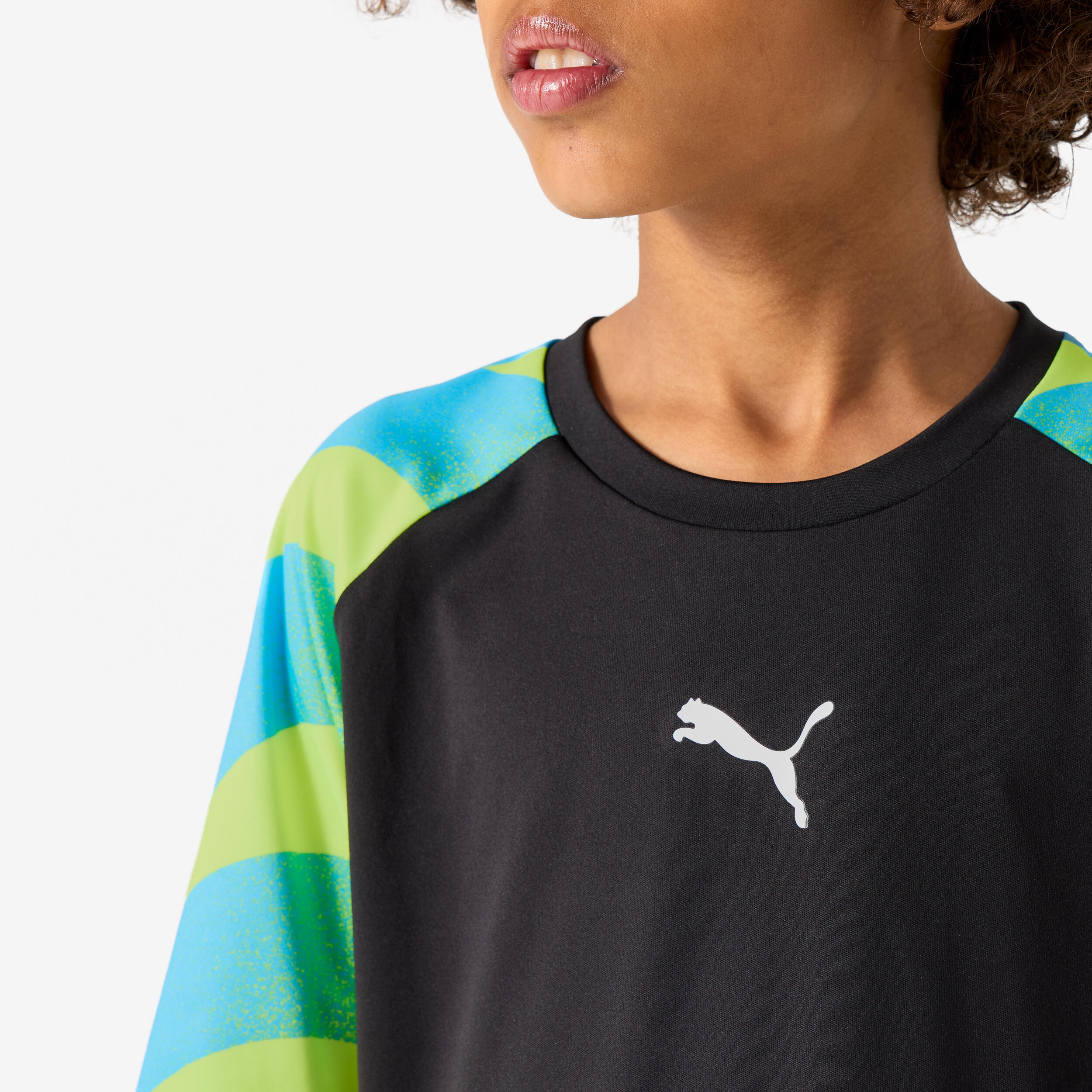 Puma IndividualLIGA 26 SMU Fussballtrikot für Kinder, Schwarz/Gelb 6/7