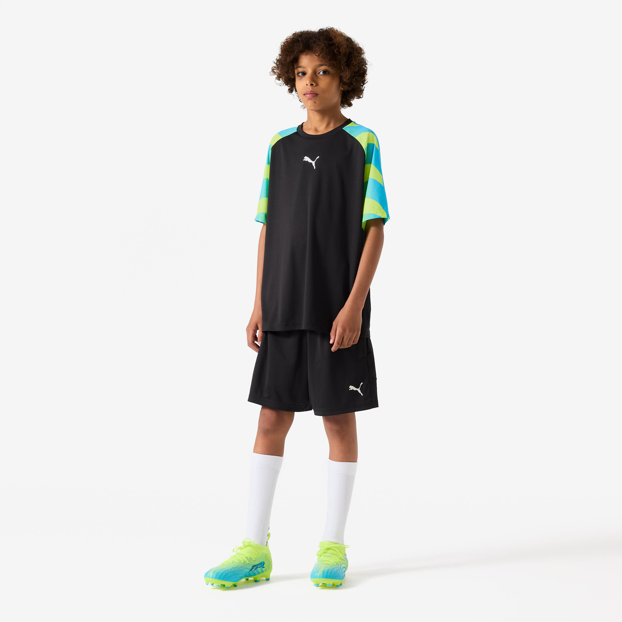 Puma IndividualLIGA 26 SMU Fussballtrikot für Kinder, Schwarz/Gelb 2/7