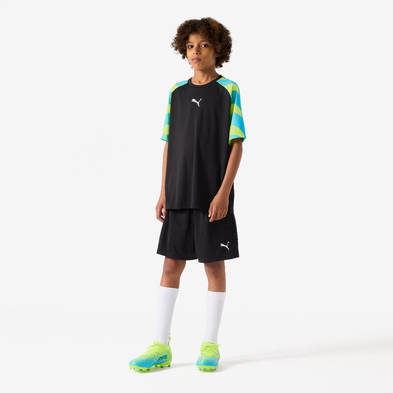 Tricou de fotbal Puma IndividualLIGA 26 SMU negru-galben Copii