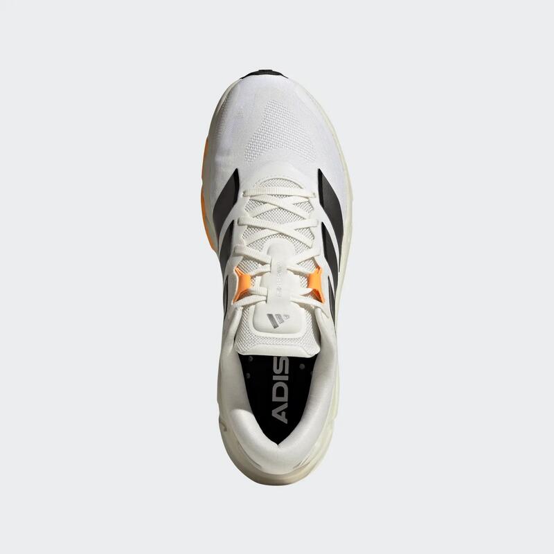Încălțăminte de alergare adidas Adistar 5 alb bej portocaliu Bărbați