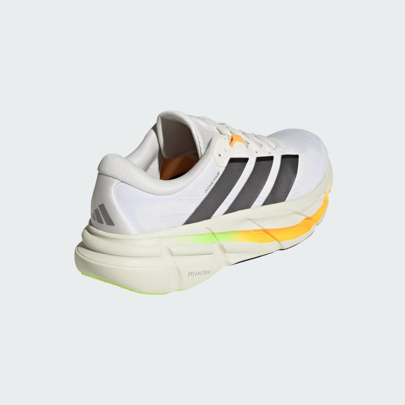Încălțăminte de alergare adidas Adistar 5 alb bej portocaliu Bărbați