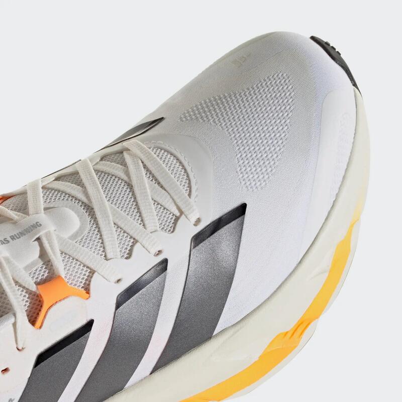 Încălțăminte de alergare adidas Adistar 5 alb bej portocaliu Bărbați