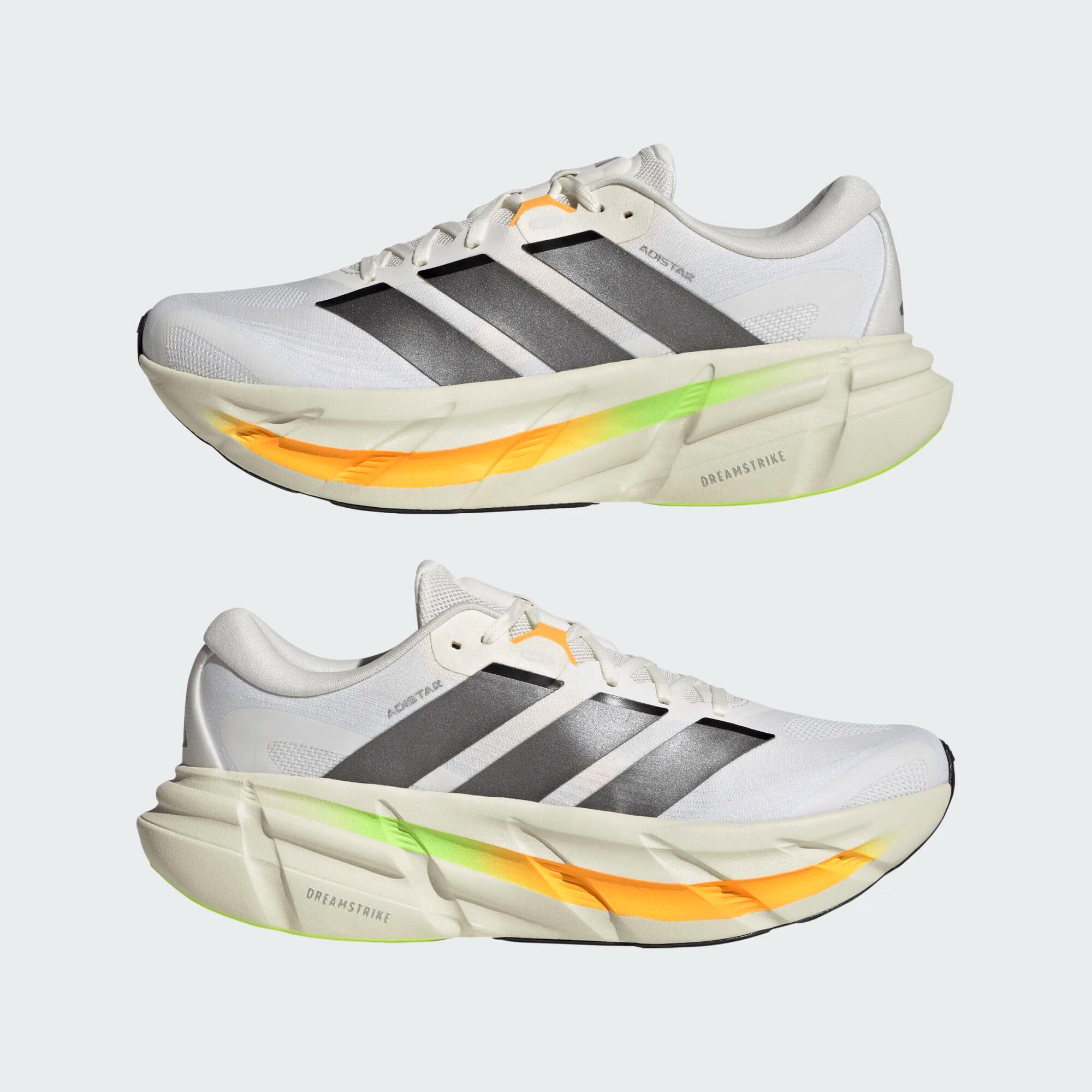 Sabatilles de running carretera home adidas Adistar 5 blanc beix i taronja  10/11