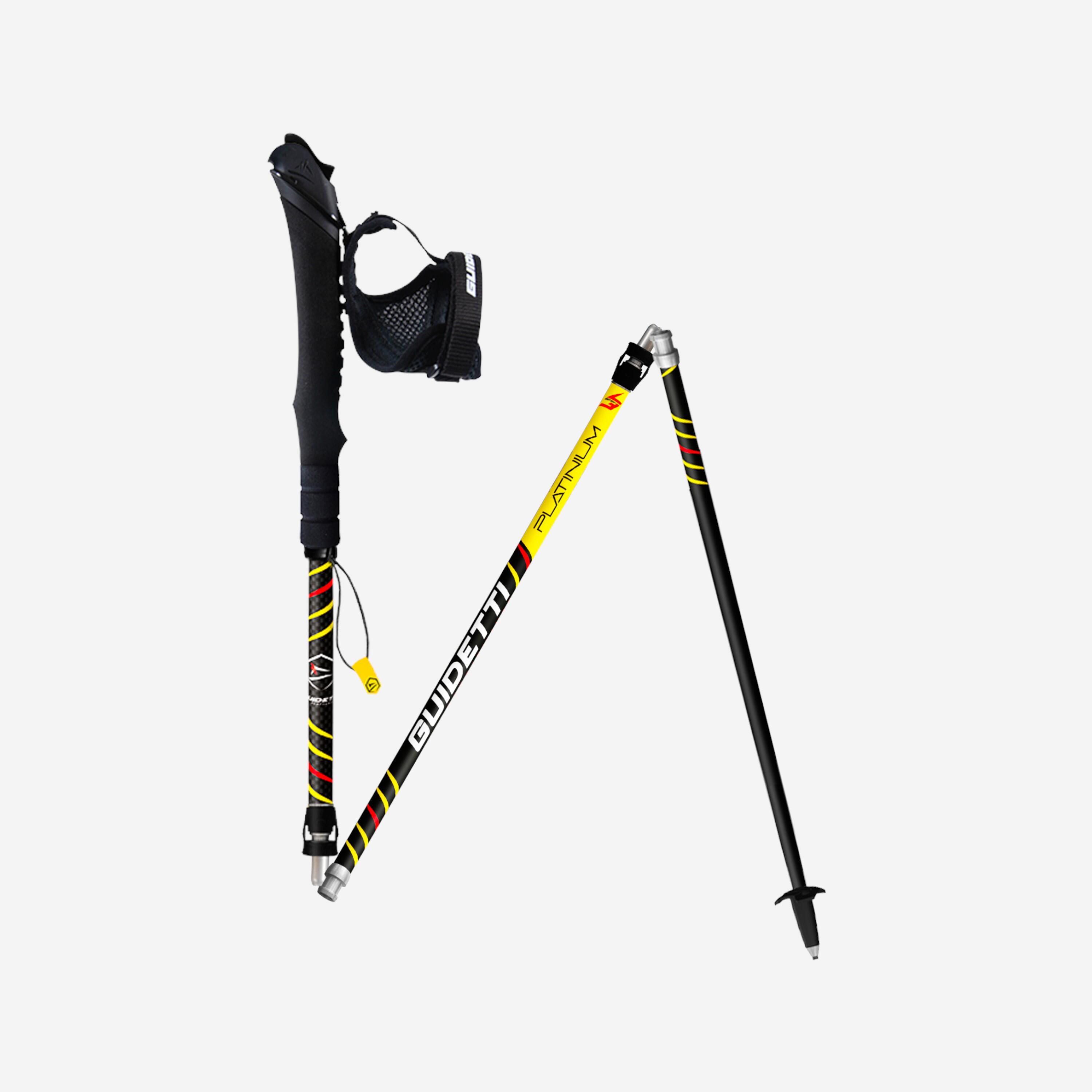 Bâtons de trail en carbone ultra légers, modulables, pliables rapidement 6/10