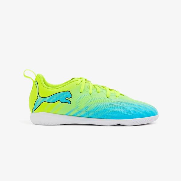 PUMA Zapatillas de fútbol sala FUTURE 9 Play Niño Amarillo/Azul Puma