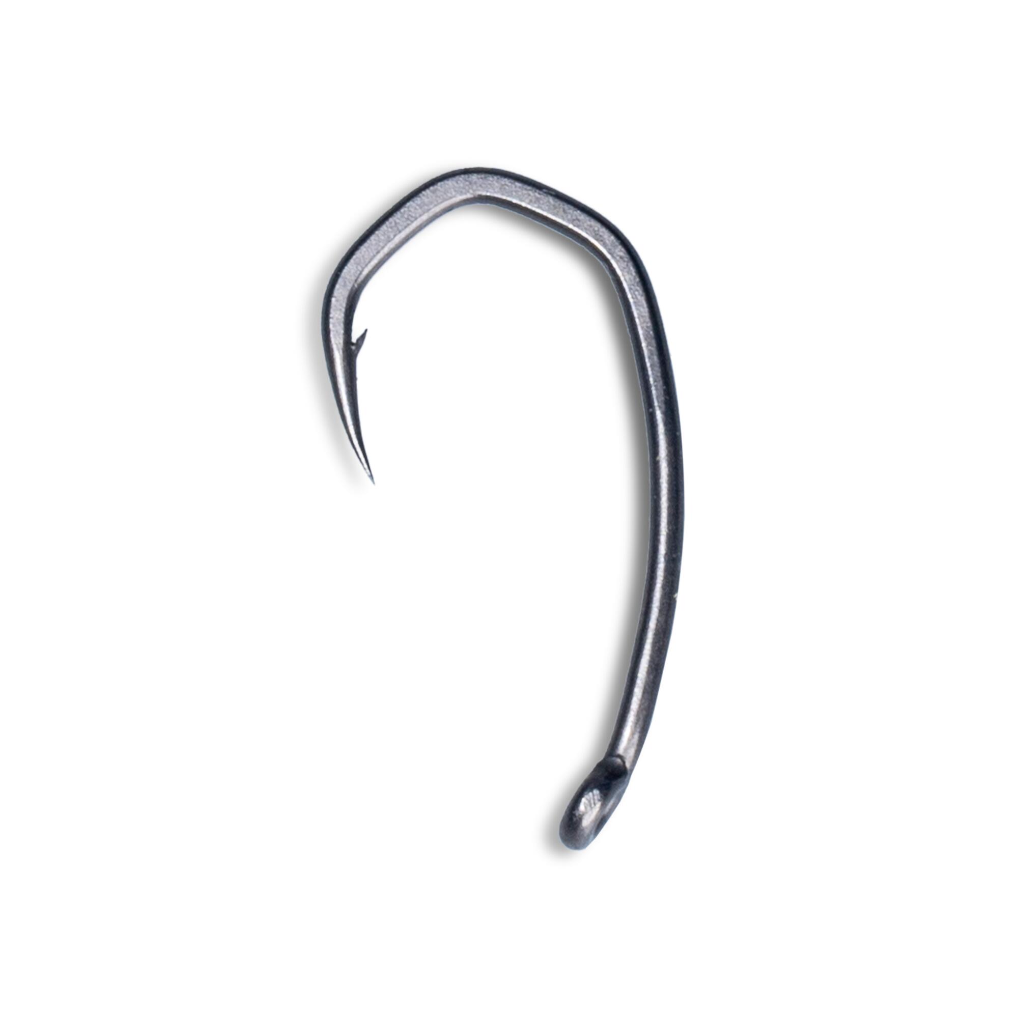 Amo pesca carpfishing Nash Claw Long Shank X grigio/nero x10 antiriflesso 1/7