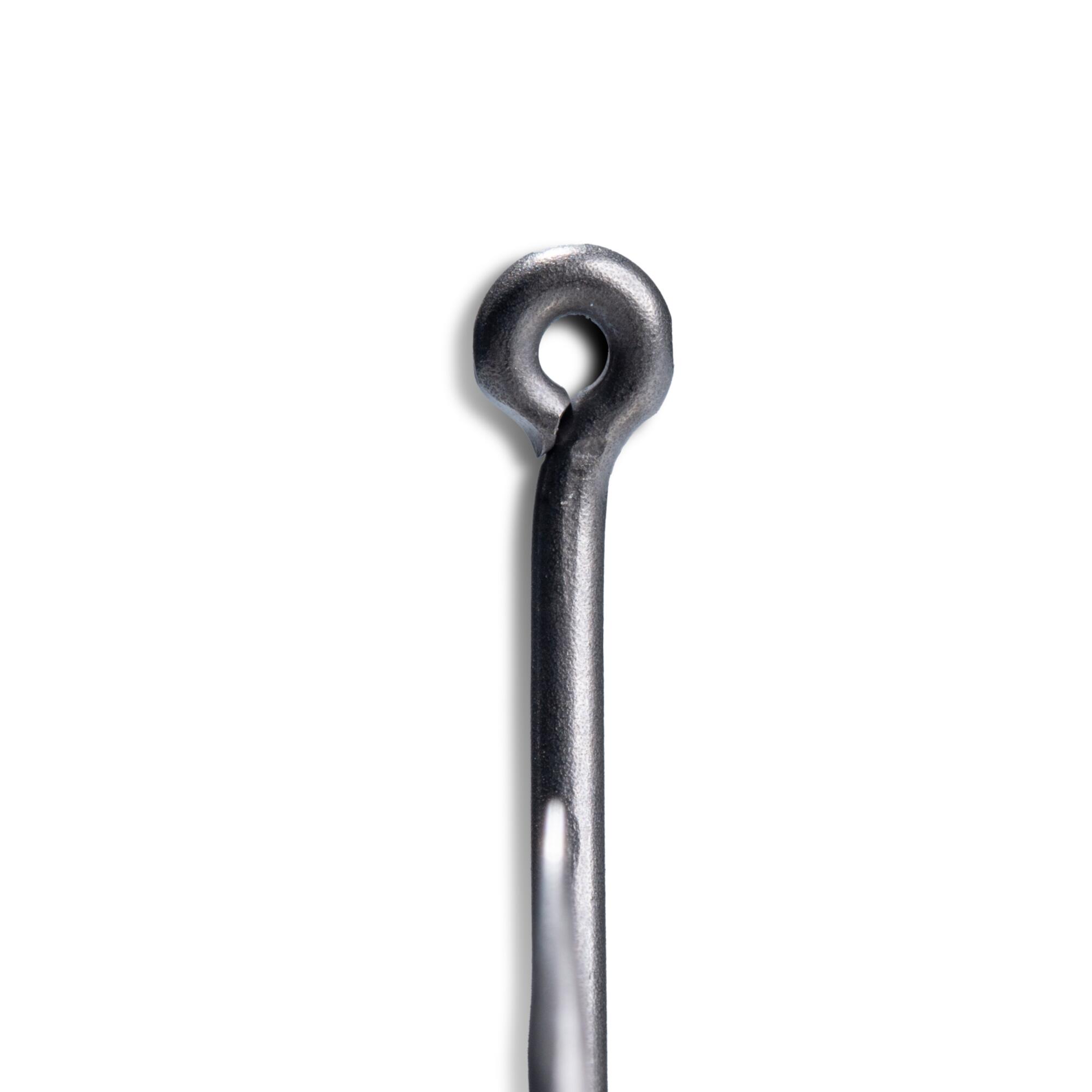 Amo pesca carpfishing Nash Claw Long Shank X grigio/nero x10 antiriflesso 4/7