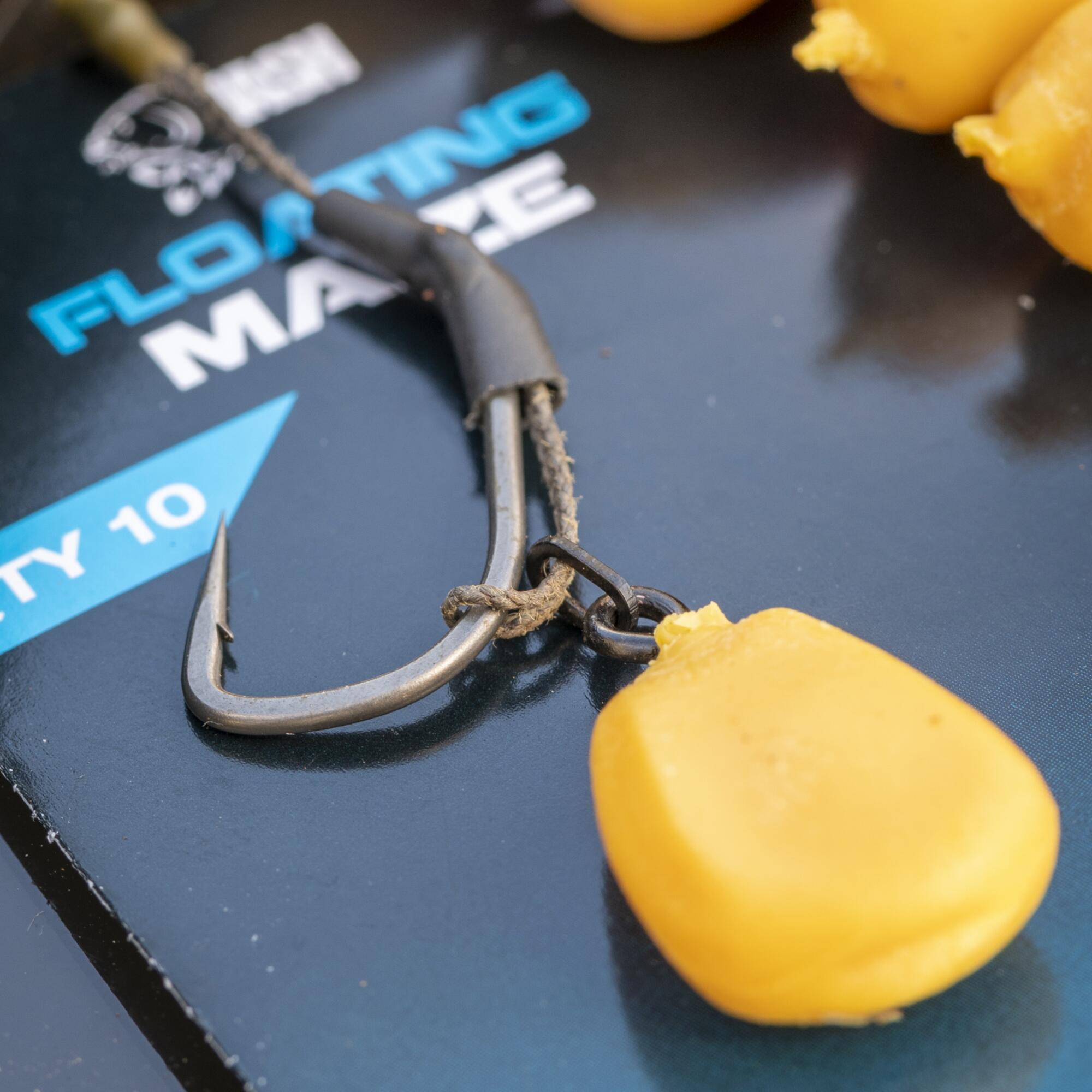 Esca finta pesca carpfishing Nash Floating Maize giallo x10 galleggiante 7/8