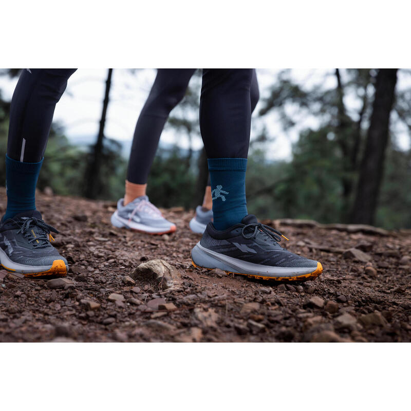 Erkek Koşu Ayakkabısı - Siyah/Gri - Kiprun Kipcore Gravel