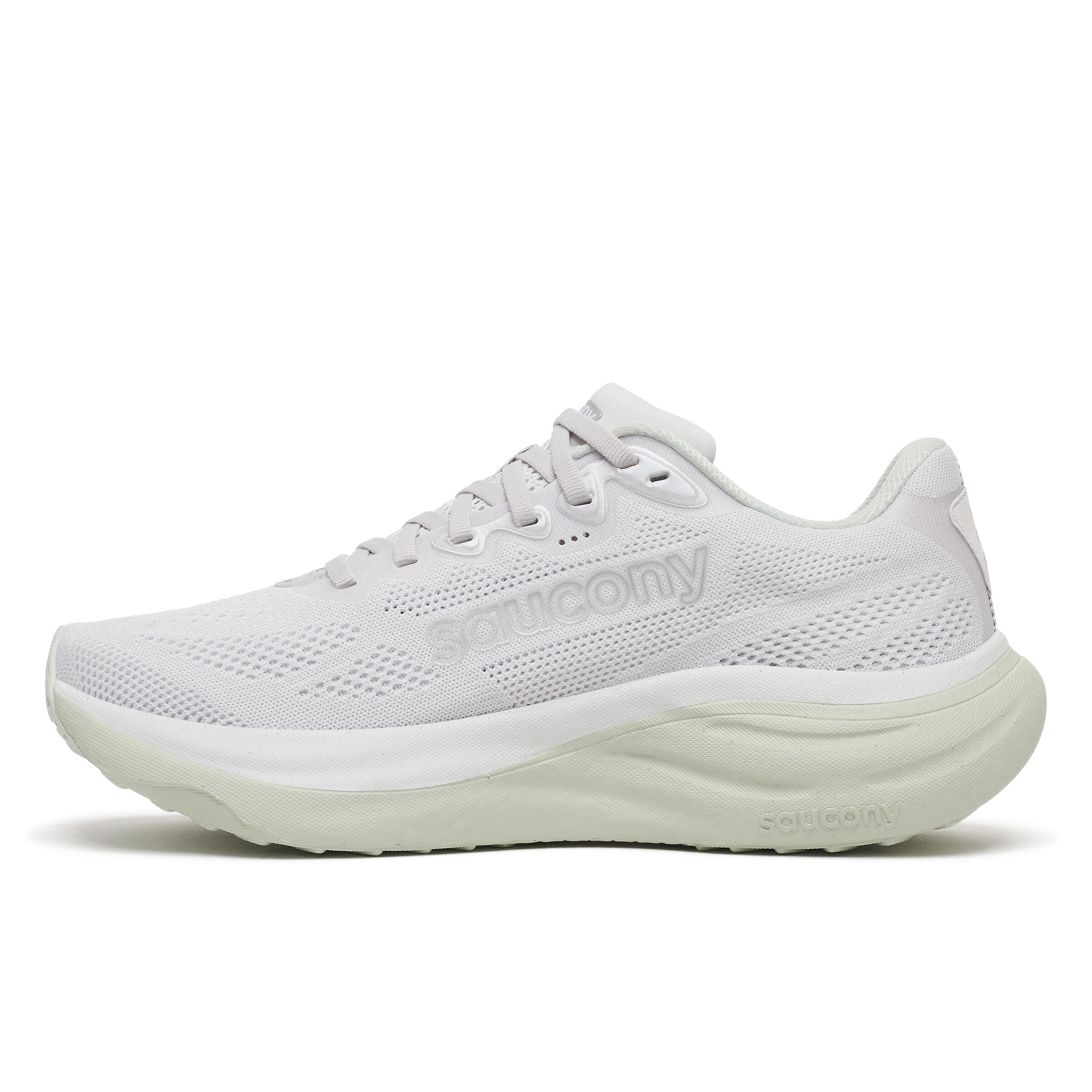 Chaussures de running femme, Saucony Ride 19 blanc 2/5