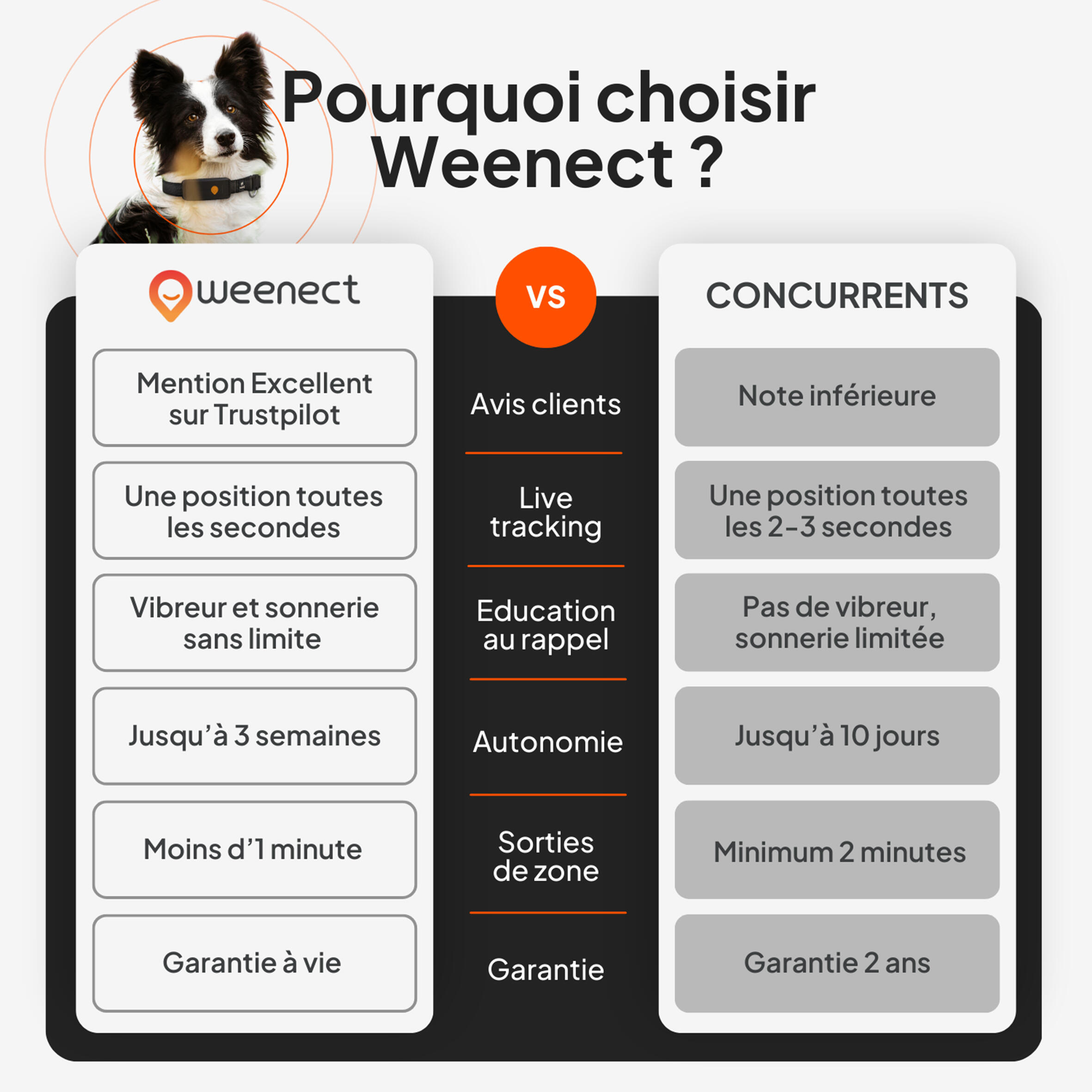 Traceur GPS pour chien XT sans collier 8/12