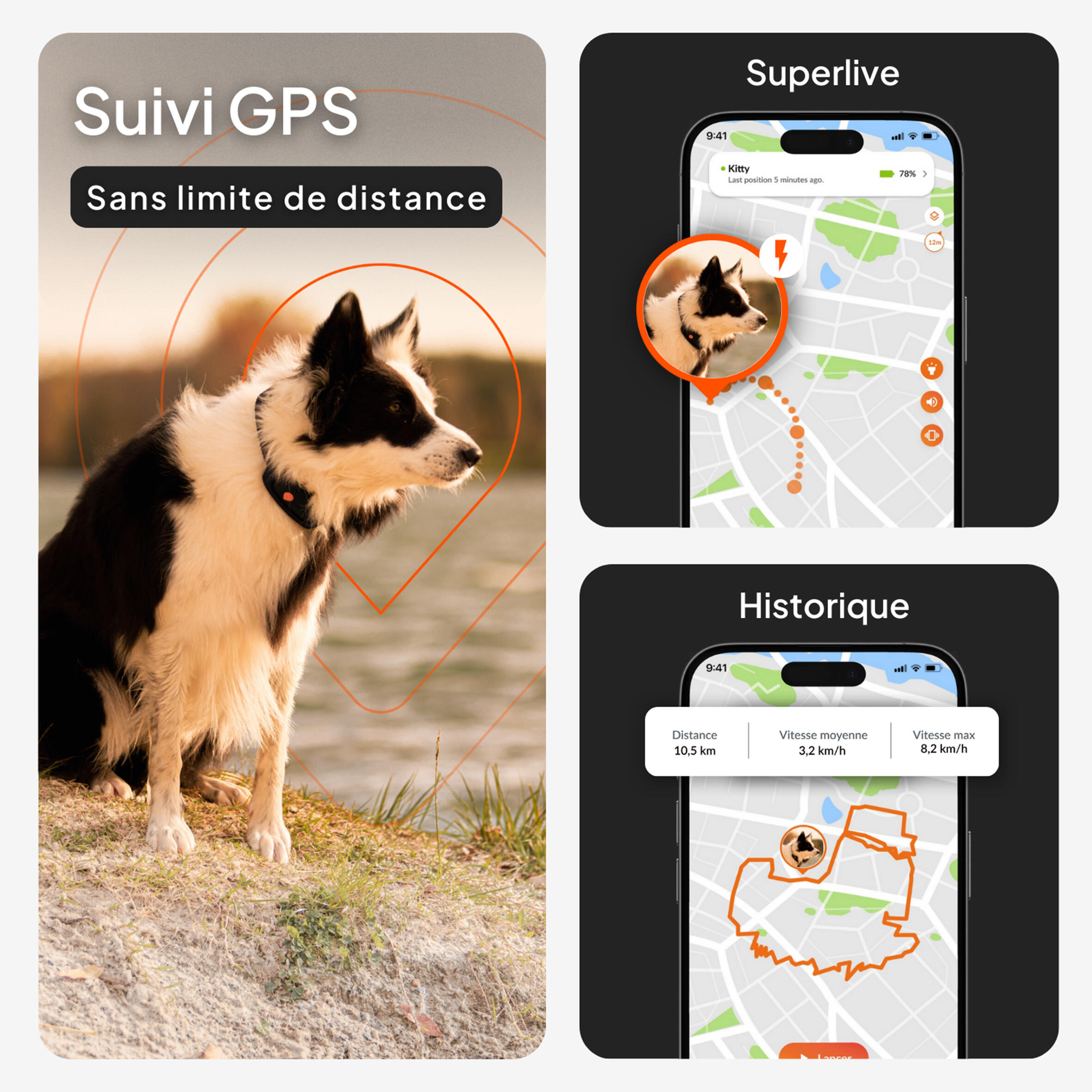 Traceur GPS pour chien XT sans collier 3/12