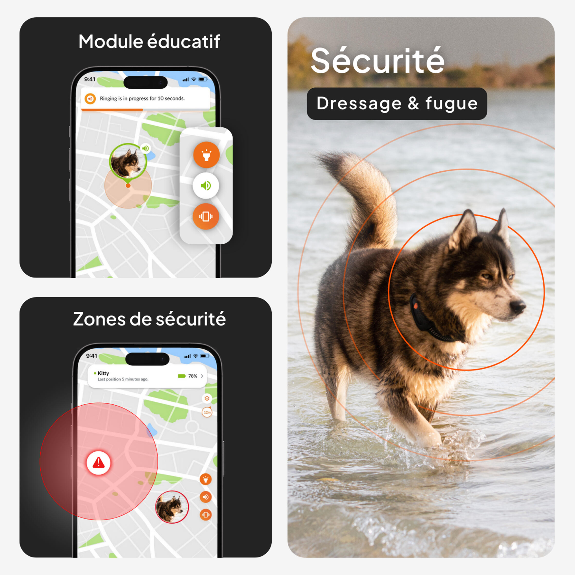 Traceur GPS pour chien XT sans collier 5/12