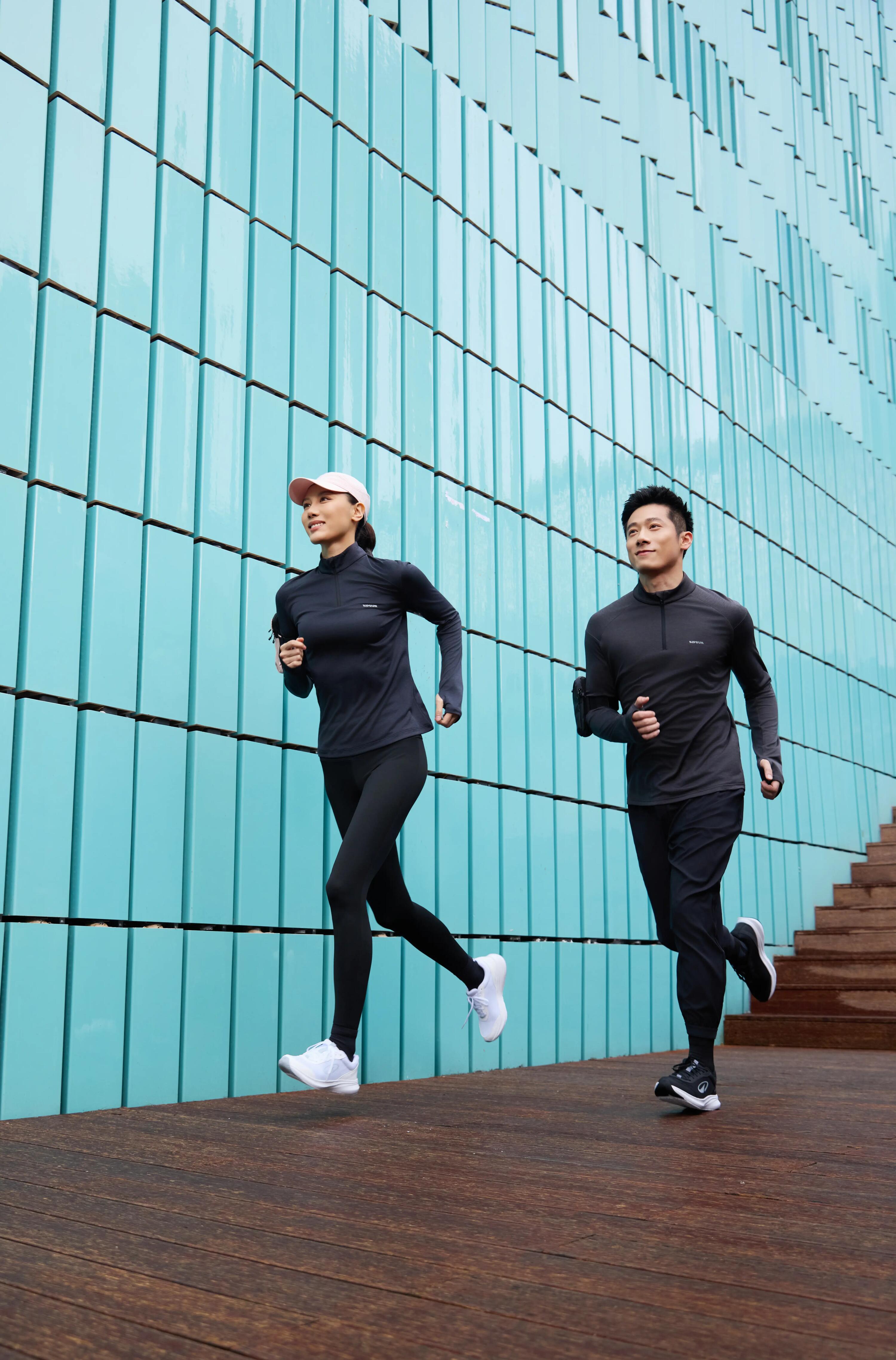 Warme hardlooplegging voor dames Run 100 Warm zwart 8/10
