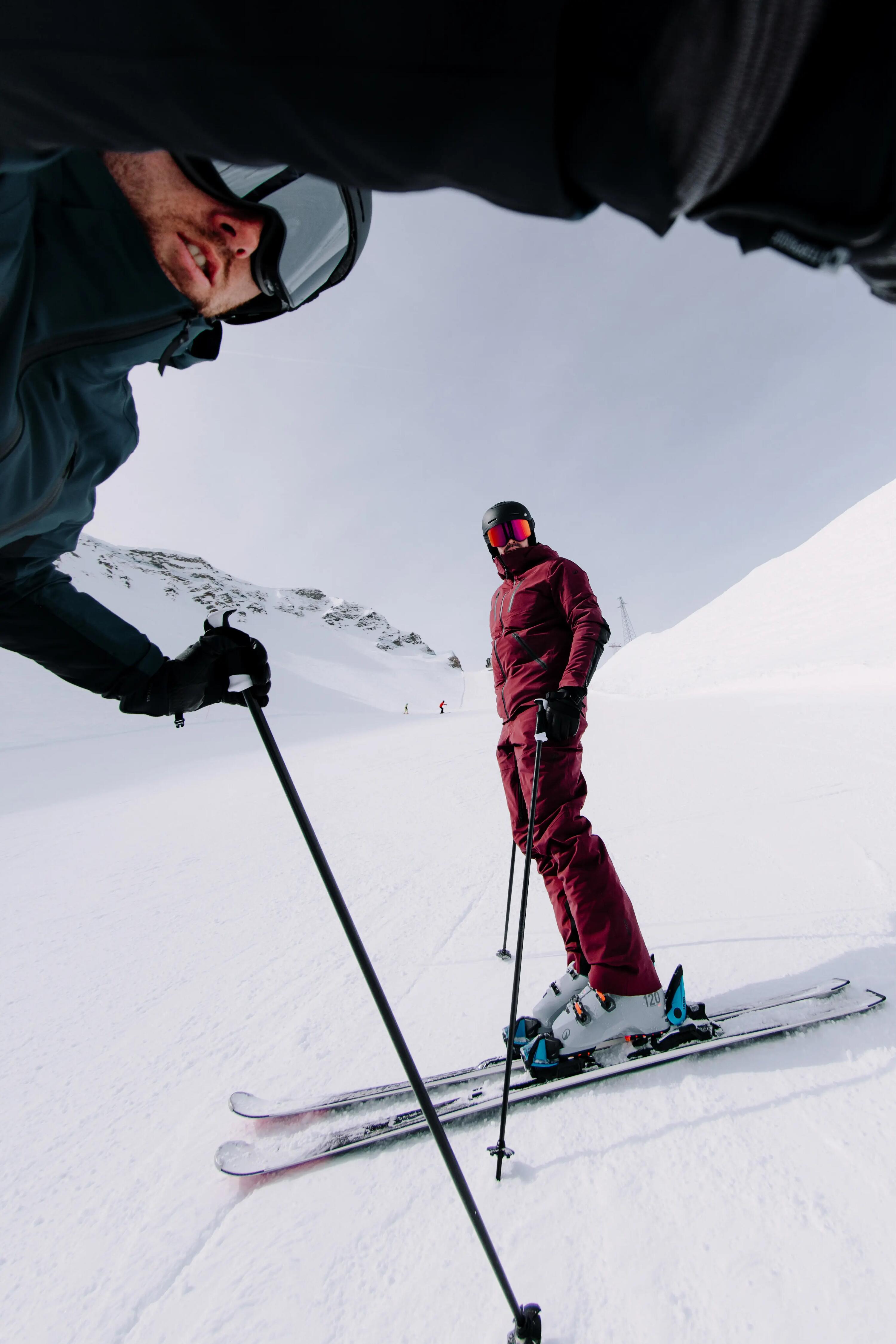 Calças Impermeáveis de Ski Homem SKP 900 Bordô 20/23