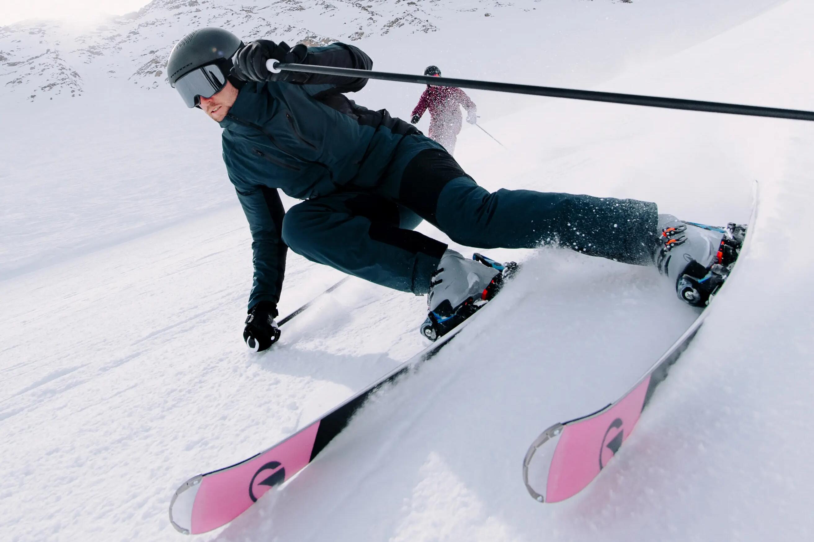 grab ski snowboard freestyle