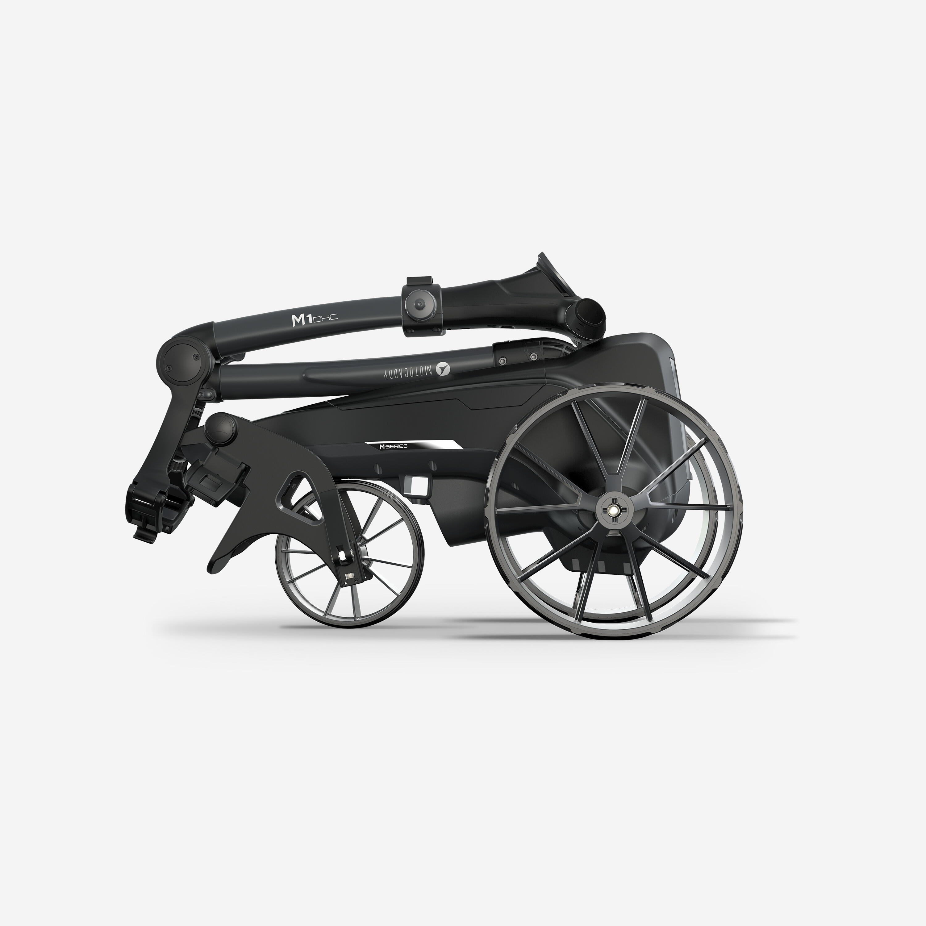 Elektrischer Golfwagen, Motocaddy M1 DHC + Schirmhalter + Kartenhalter 5/8