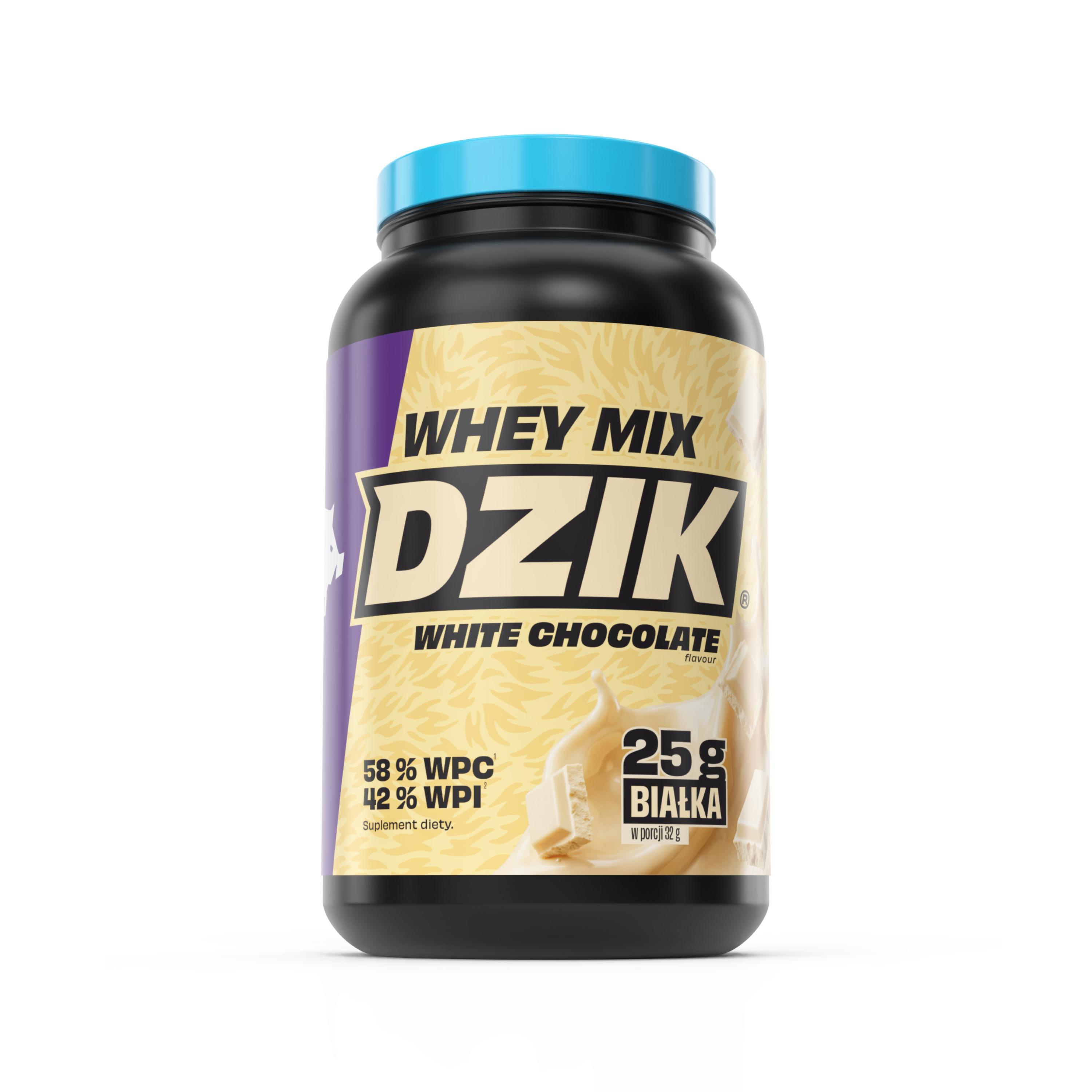 DZIK® WHEY WPC WHITE CHOCOLATE 704g