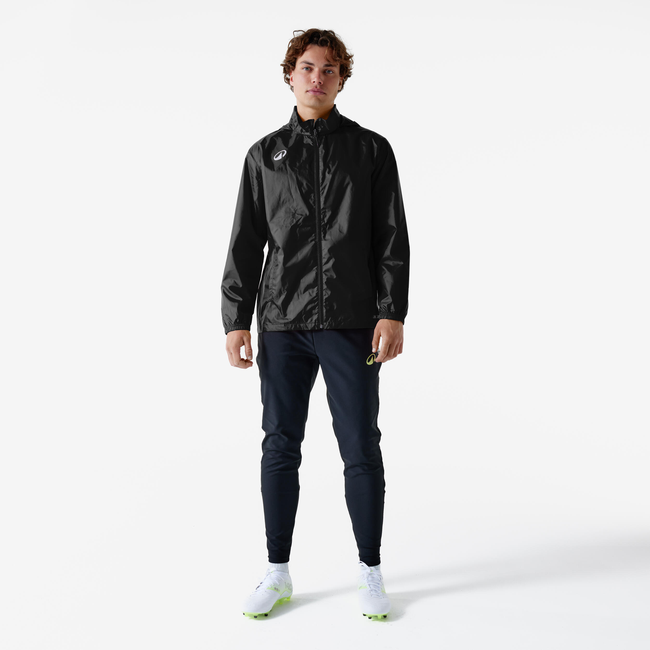 Coupe-vent de football adulte Essentiel Club 50 noir 3/6