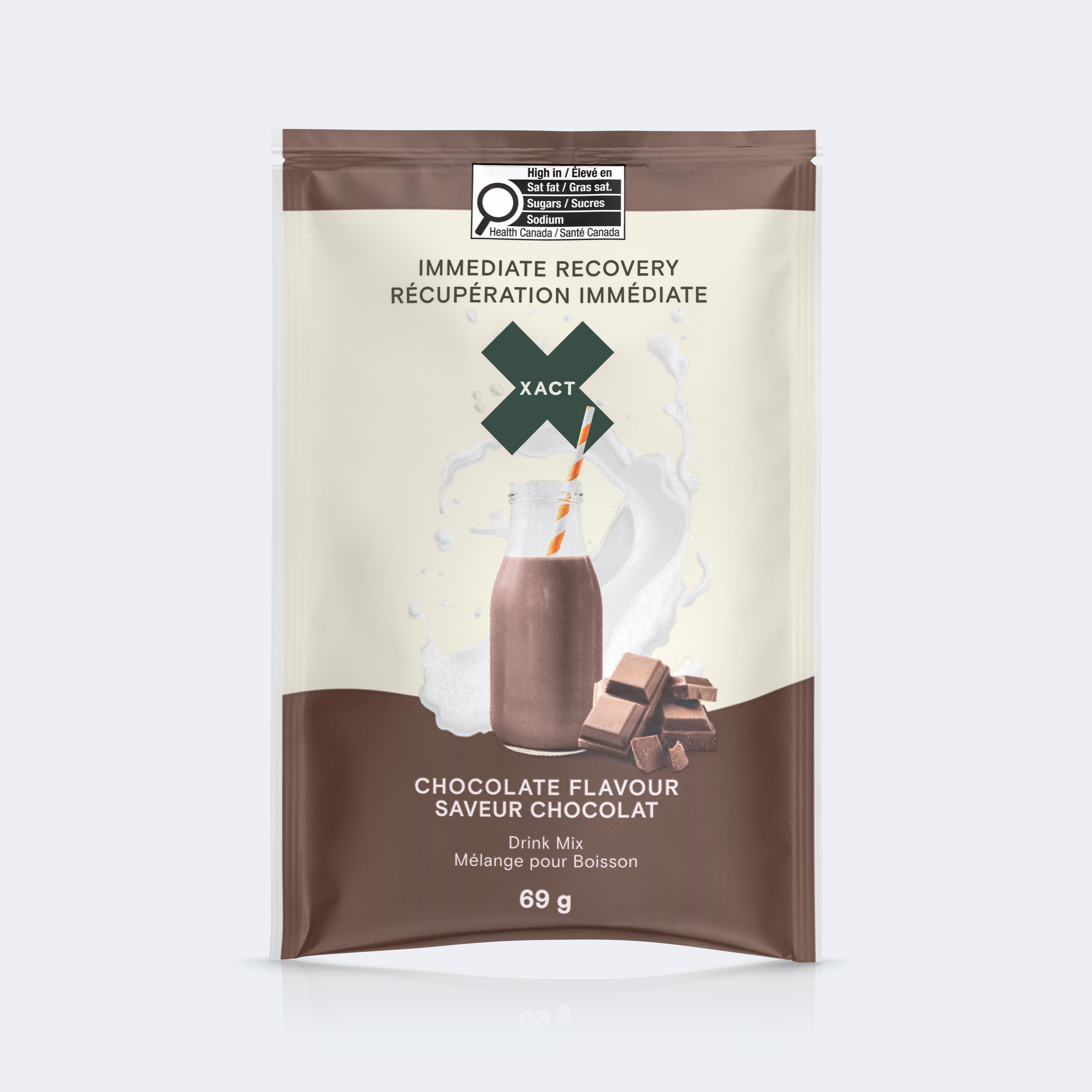 Endurance Recovery Drink Mix, Xact Immediate Recovery Chocolate