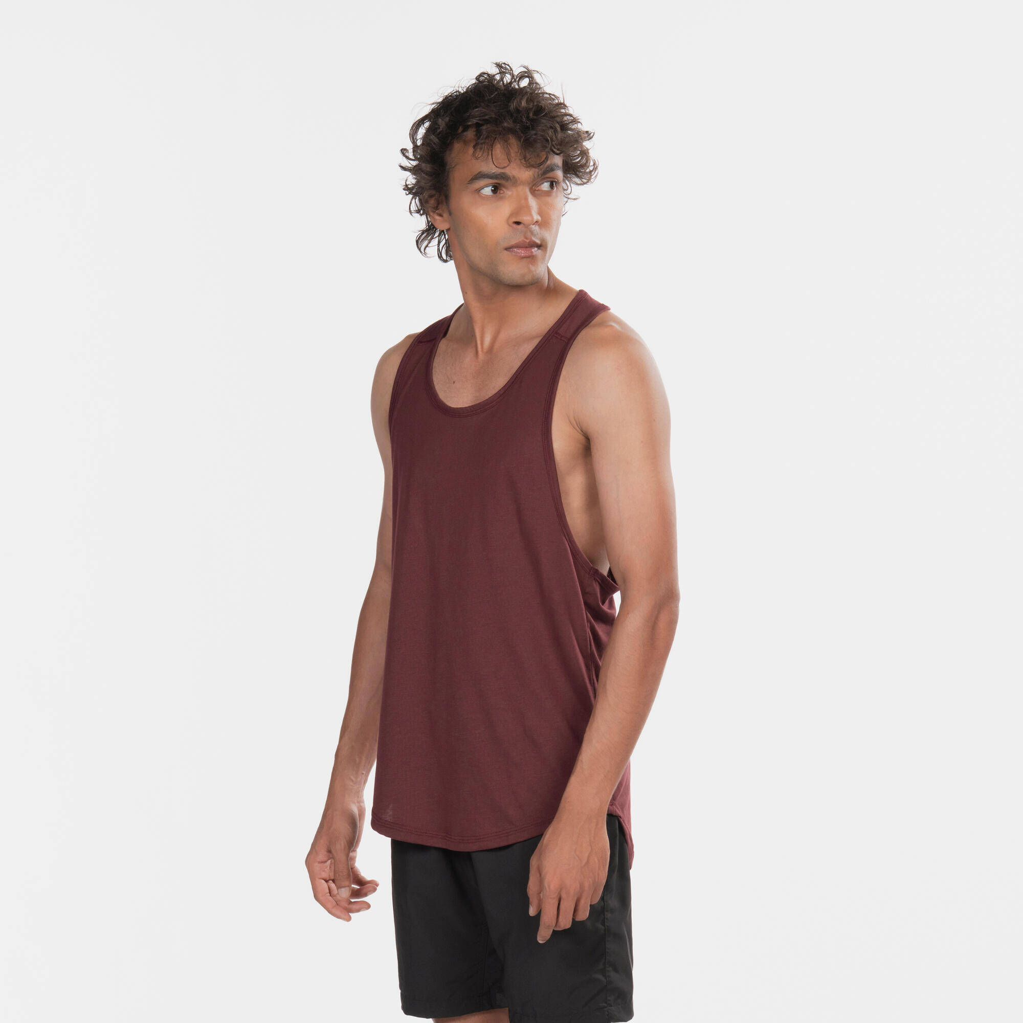 Men's Strength Training Stringer Tank Top 900 - Teal -  4