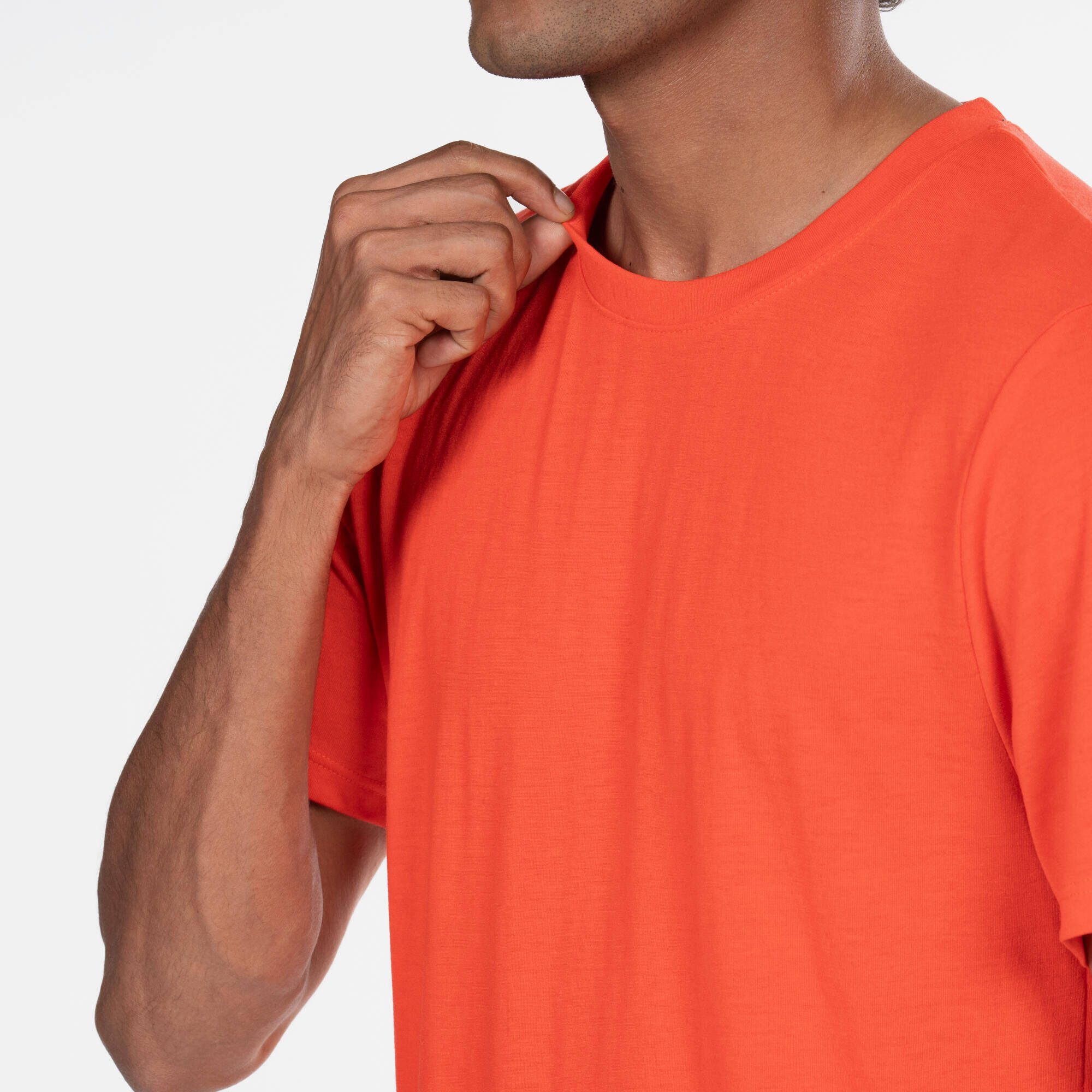 Men's Slim-Fit Breathable Cross Training T-Shirt - Black -  5