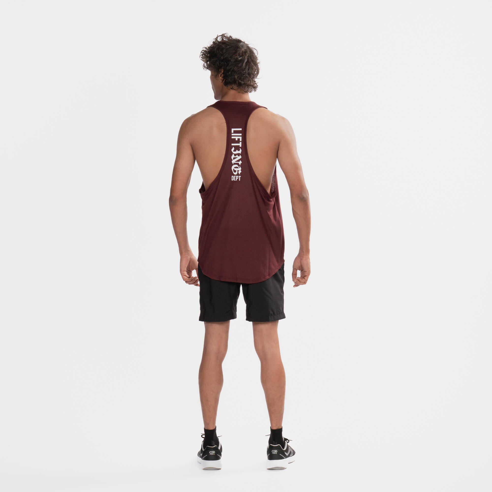 Men's Strength Training Stringer Tank Top 900 - Teal -  5