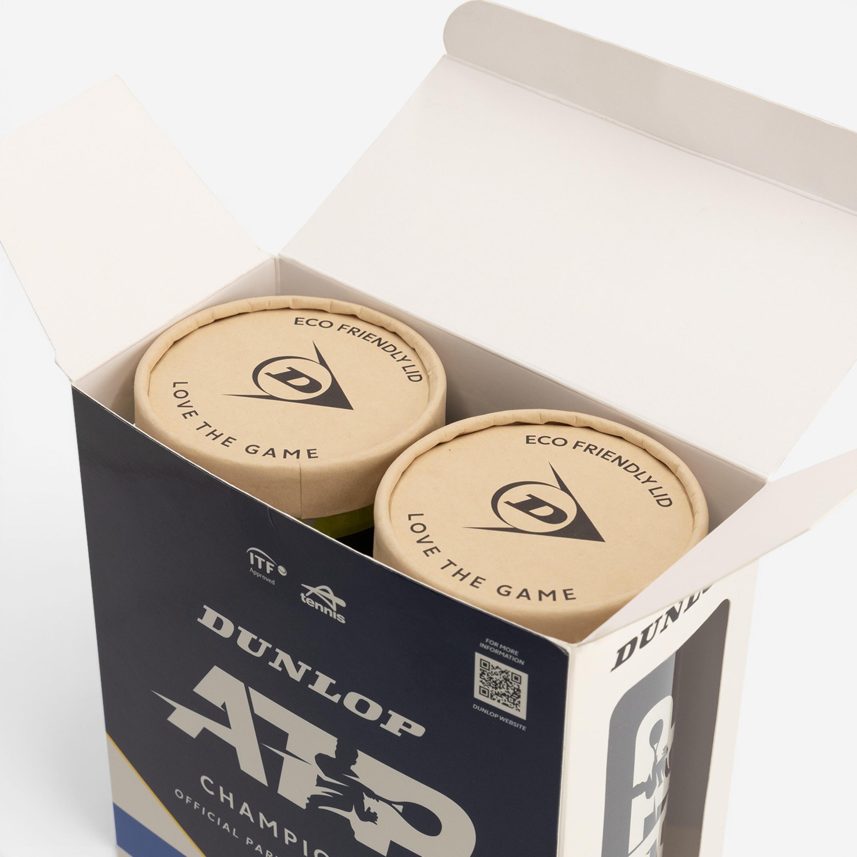 Balles de tennis intermédiaires, Dunlop ATP championship bipack 3/3