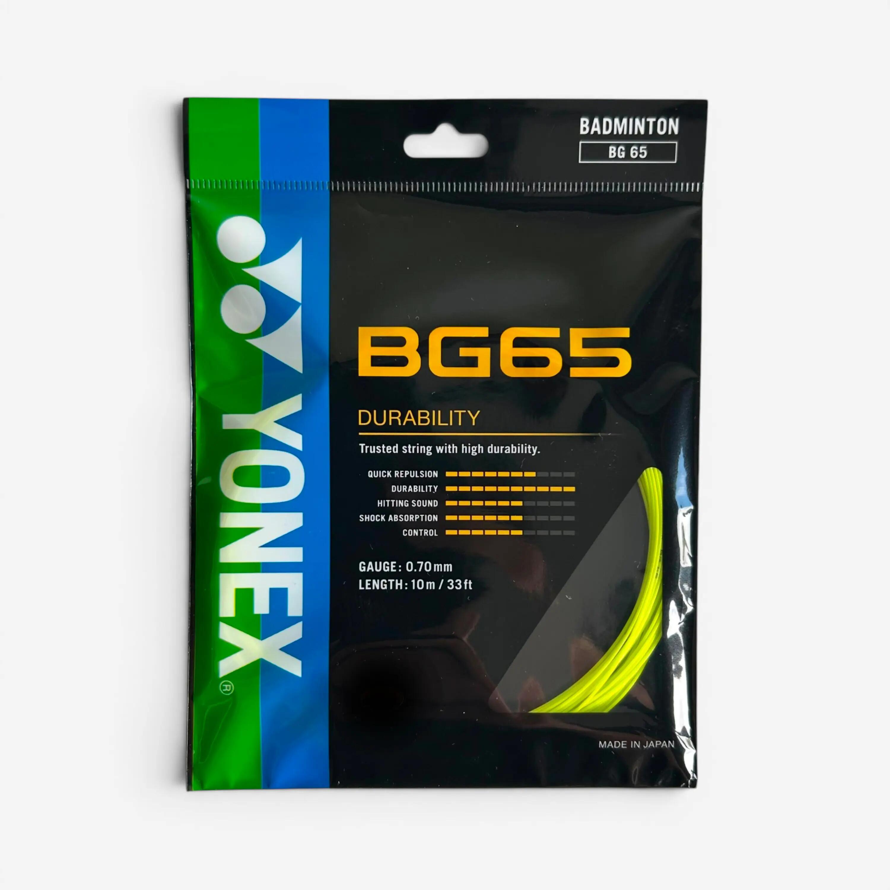 Sada badmintonové rakety Astrox 10 s výpletem BG65 a gripem AC108 4/10