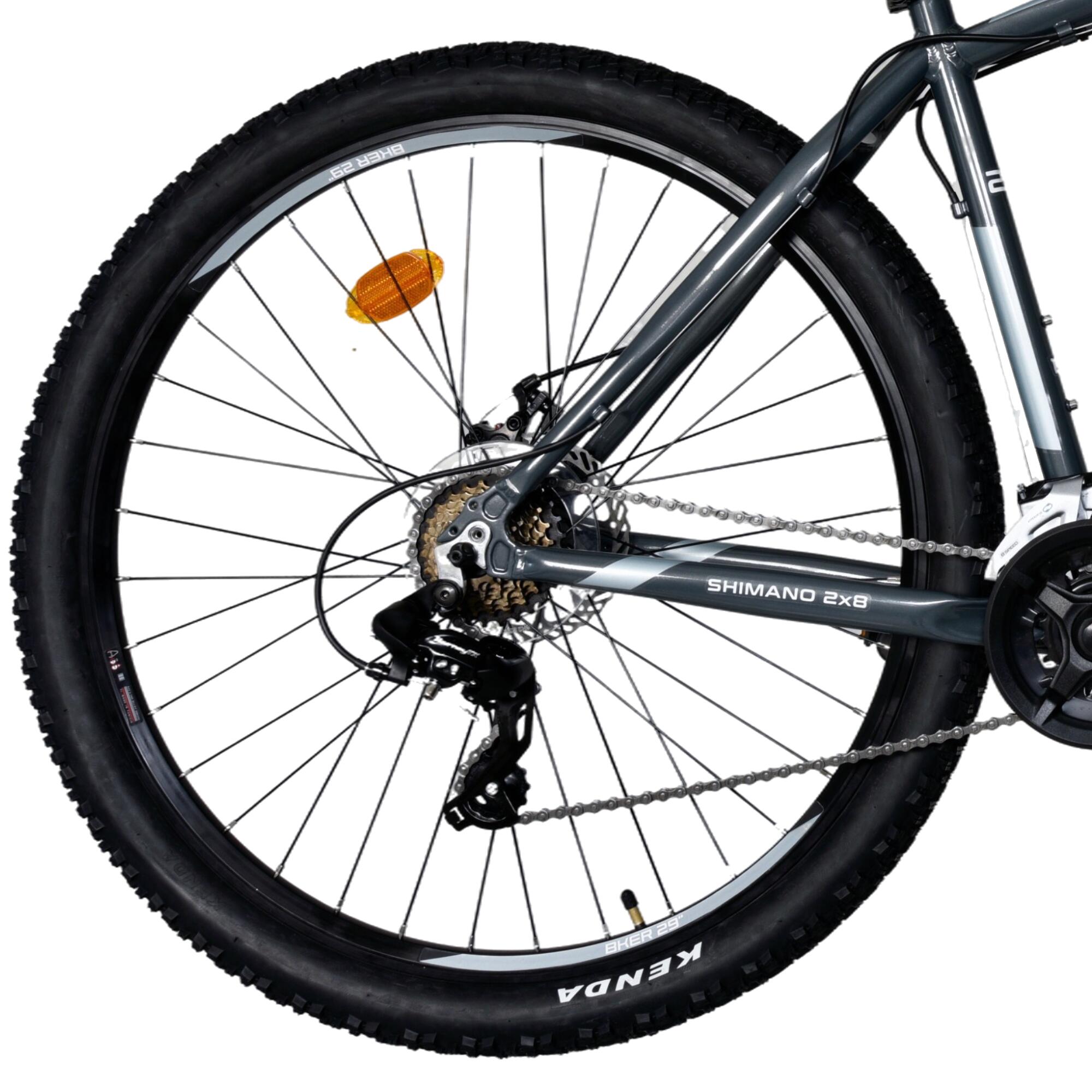 Bicicleta de montaña 29" Frenos disco mecánicos Bker 3/6