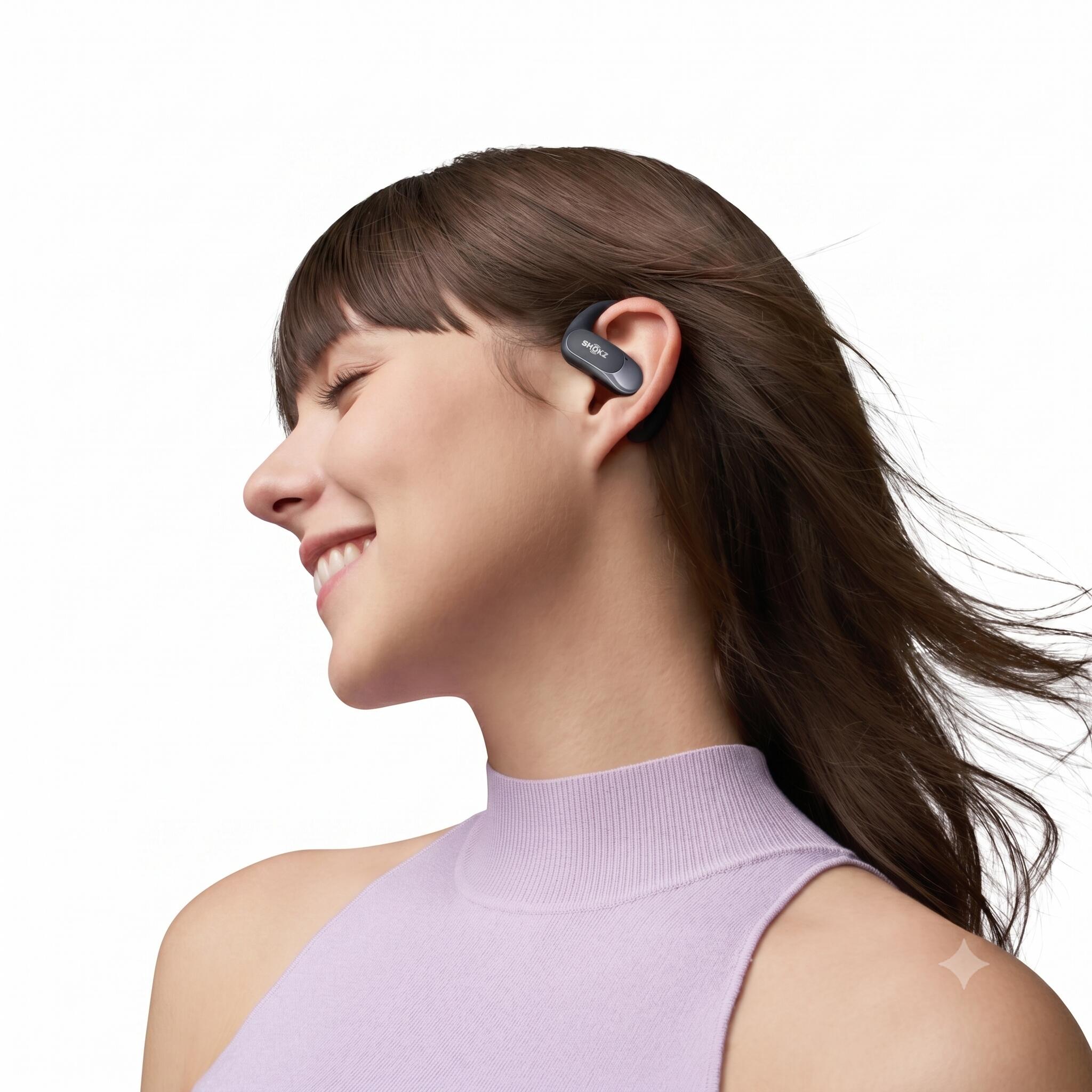 Wireless Headphones, Shokz OpenFit Air Black 5/5