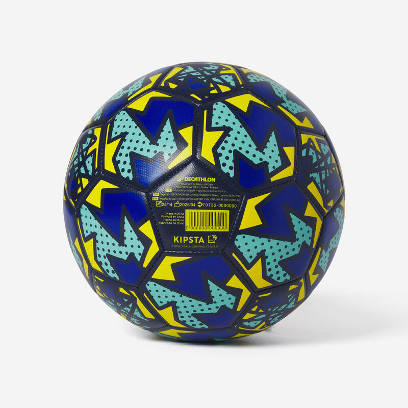 Minge de fotbal light learning ball albastru verde mărimea 5