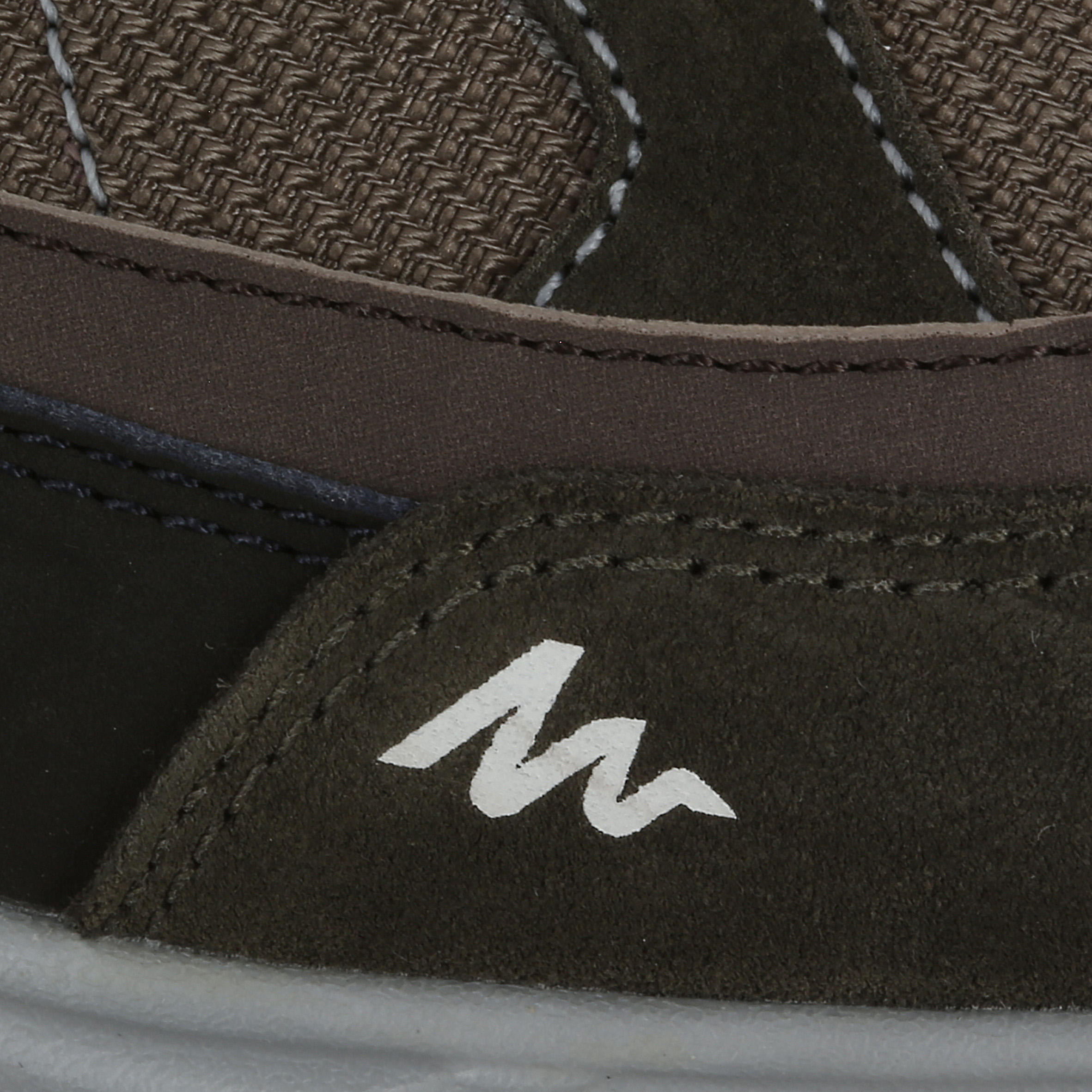 Waterdichte trekkingschoenen voor heren Quechua Forclaz 100 high bruin 5/14