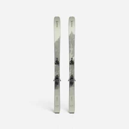 Ski de randonnée en carbone avec fixations et peaux, WILDER 95