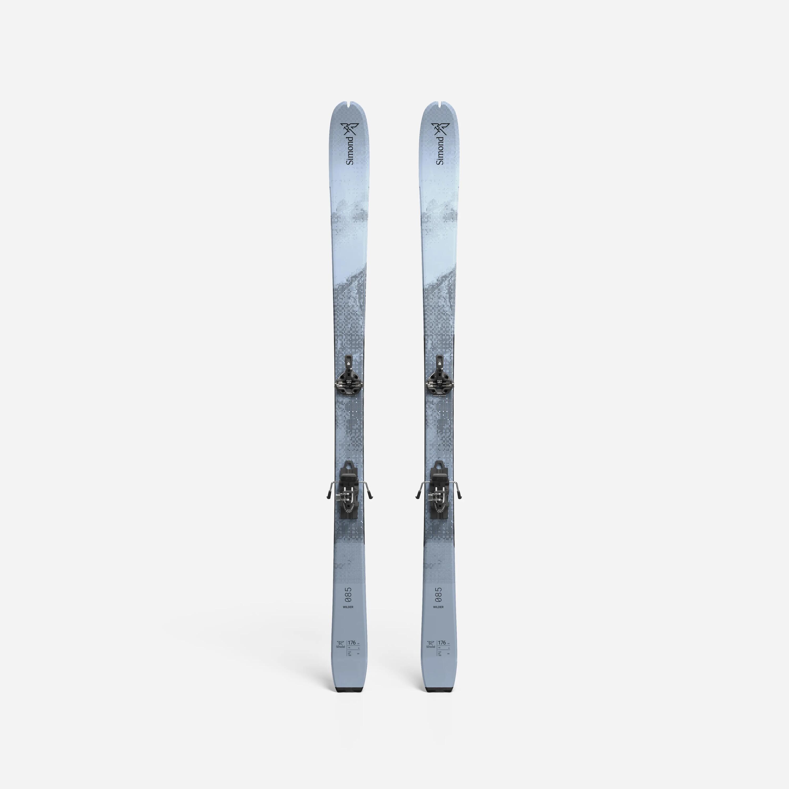 Ski de randonnée avec fixations, Wilder 85 1/10