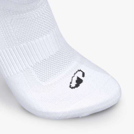 Lot de 3 chaussettes enfant d'athlétisme blanches tige basse