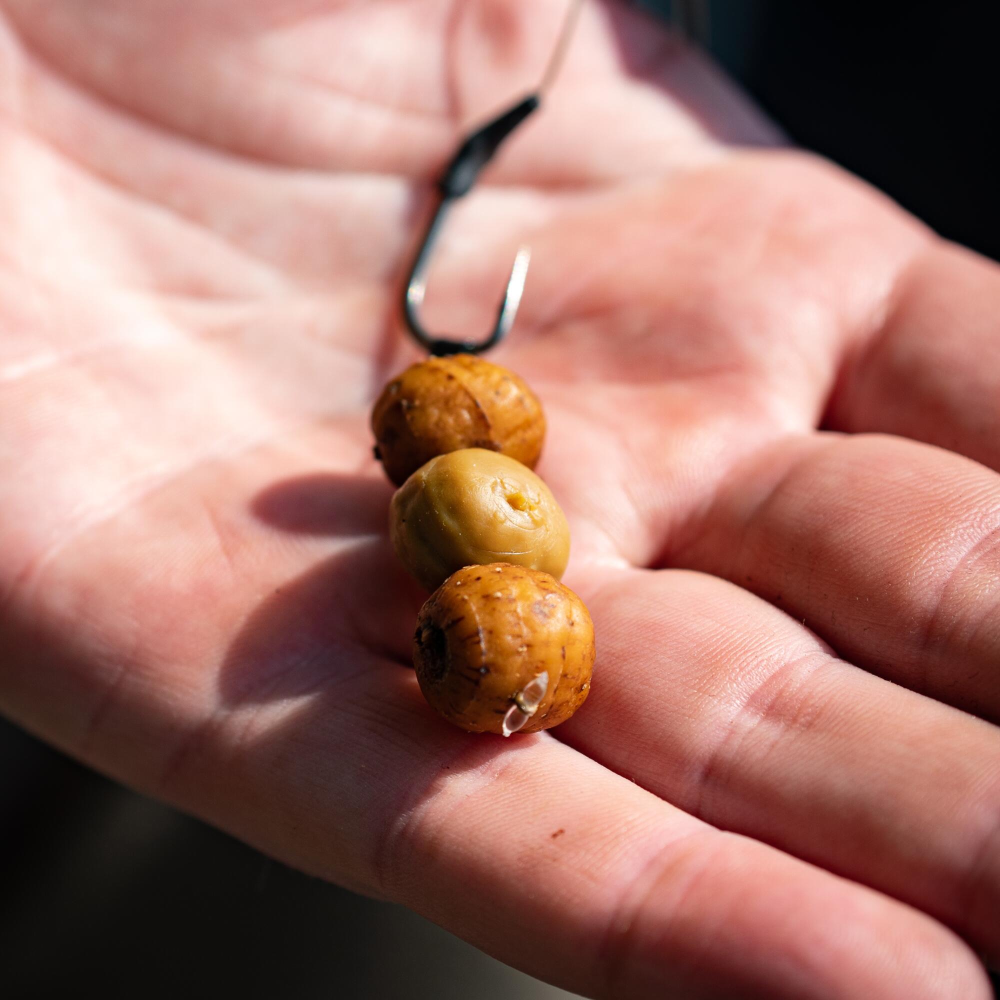 Esca finta carpfishing Nash Floating Tiger Nut marrone 12/15mm x6 galleggiante 7/8
