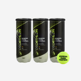 Tripack balles de padel pressurisées - Kuikma Control