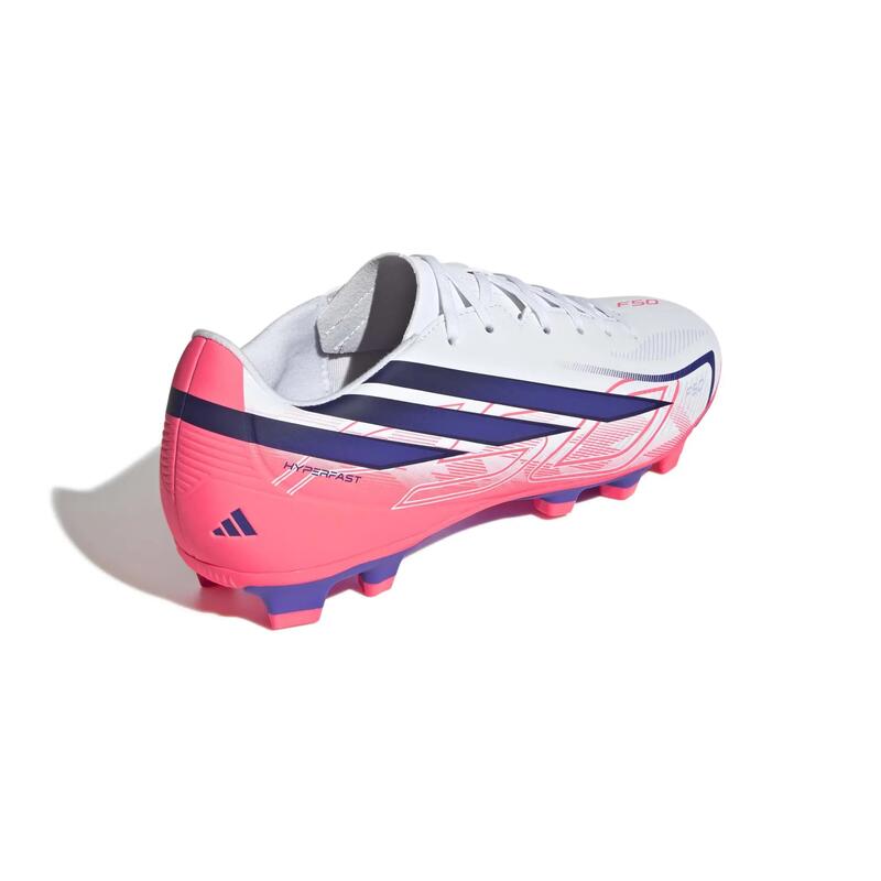 Futbol Ayakkabısı - Beyaz - Adidas F50 Hyperfast Club FG/MG