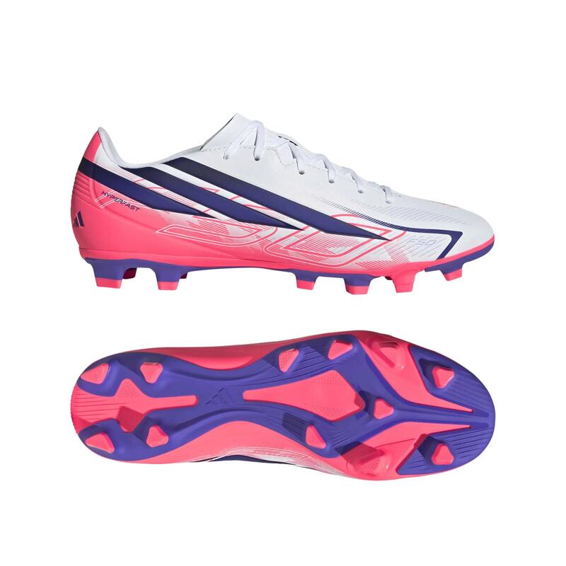 Futbol Ayakkabısı - Beyaz - Adidas F50 Hyperfast Club FG/MG