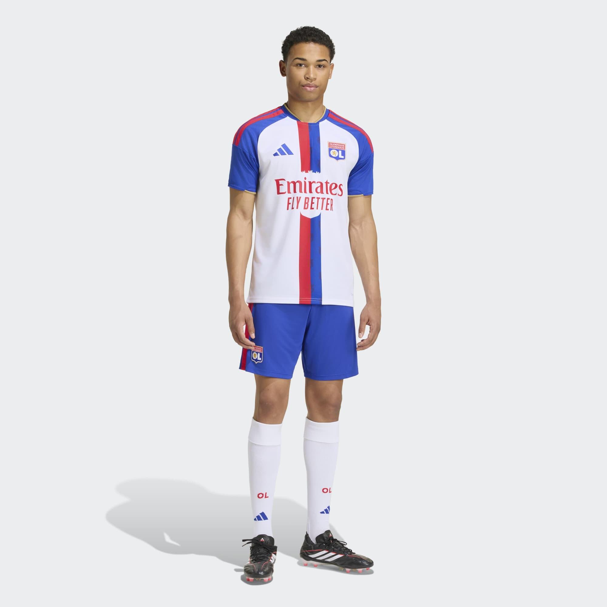 MAILLOT DOMICILE OLYMPIQUE LYONNAIS 26 / 27 ADULTE COUPE SLIM PERFORMANCE 7/8