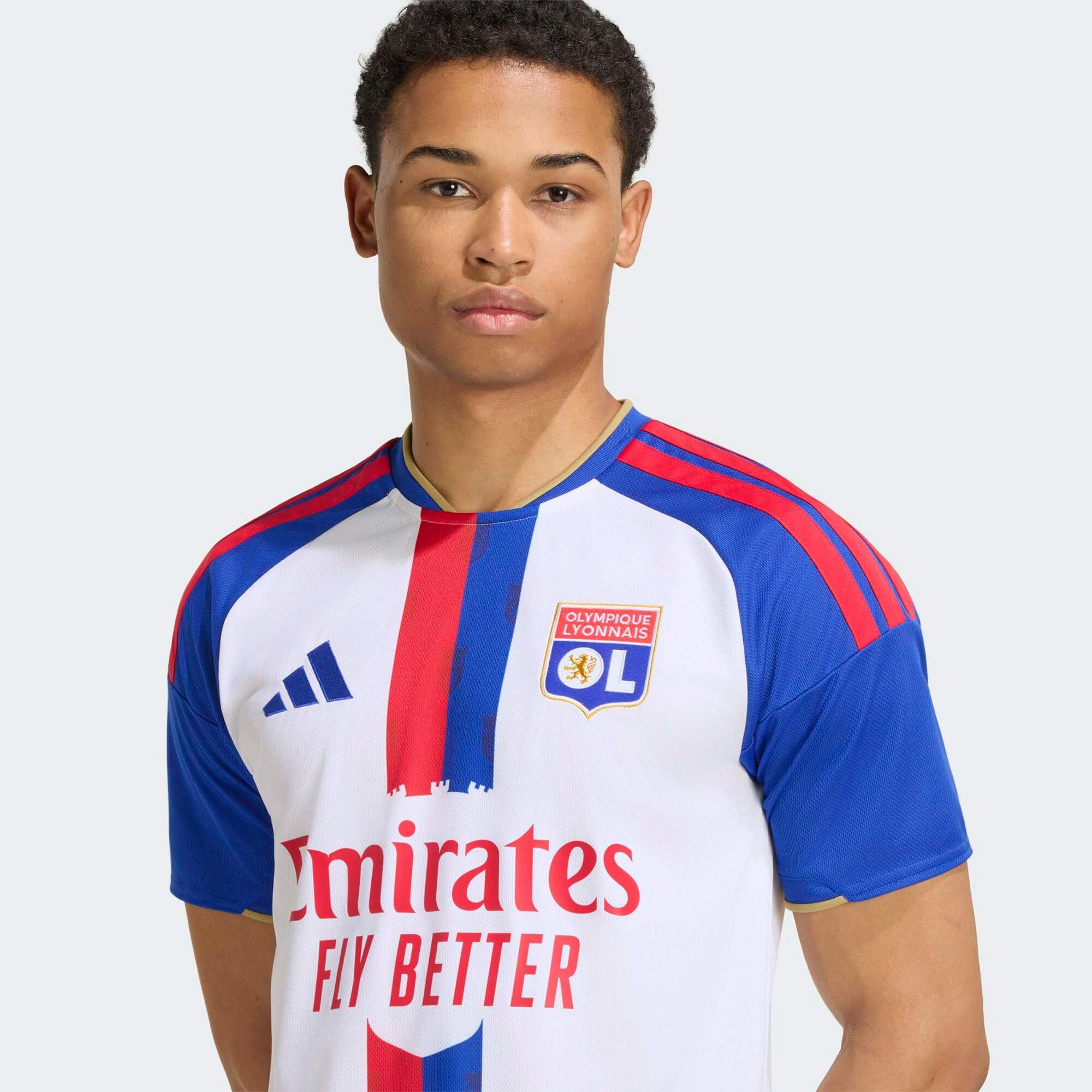 MAILLOT DOMICILE OLYMPIQUE LYONNAIS 26 / 27 ADULTE COUPE SLIM PERFORMANCE 3/8