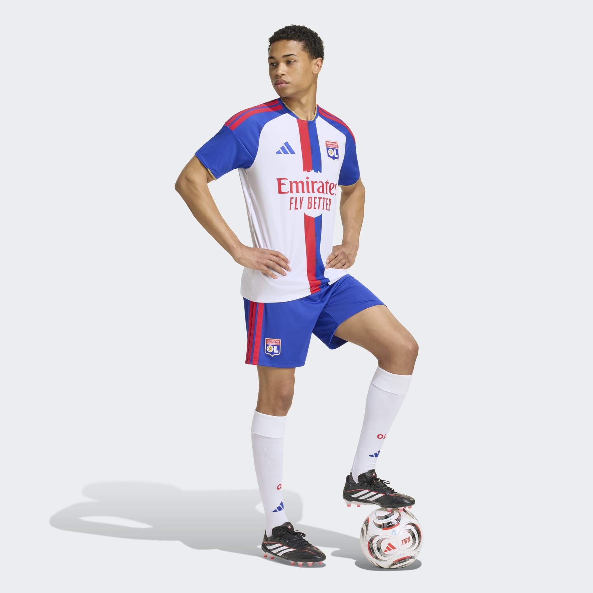 MAILLOT DOMICILE OLYMPIQUE LYONNAIS 26 / 27 ADULTE COUPE SLIM PERFORMANCE 5/8