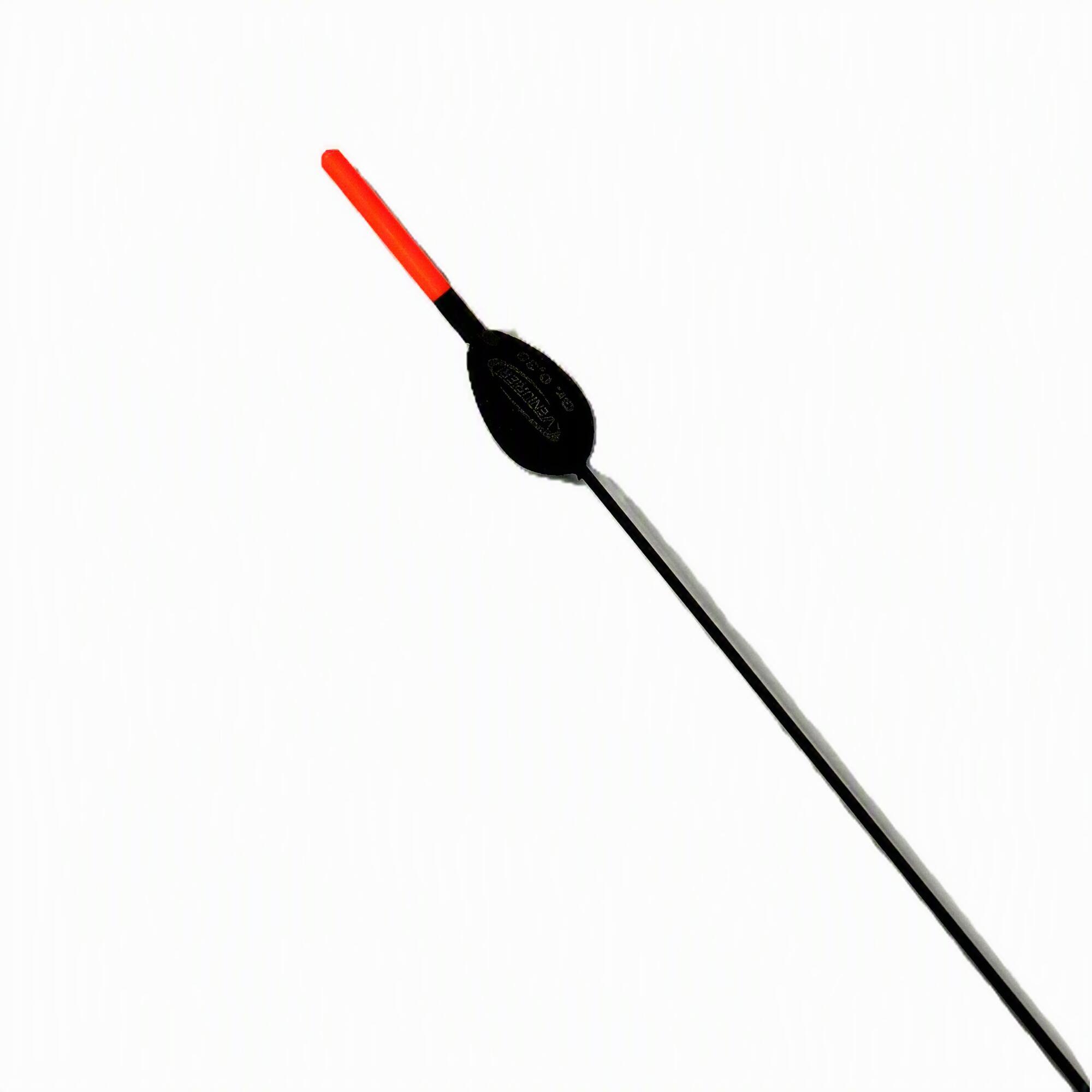 Galleggiante pesca al colpo carpodromo Venturieri R-eva nero 1pz filo passante 2/3