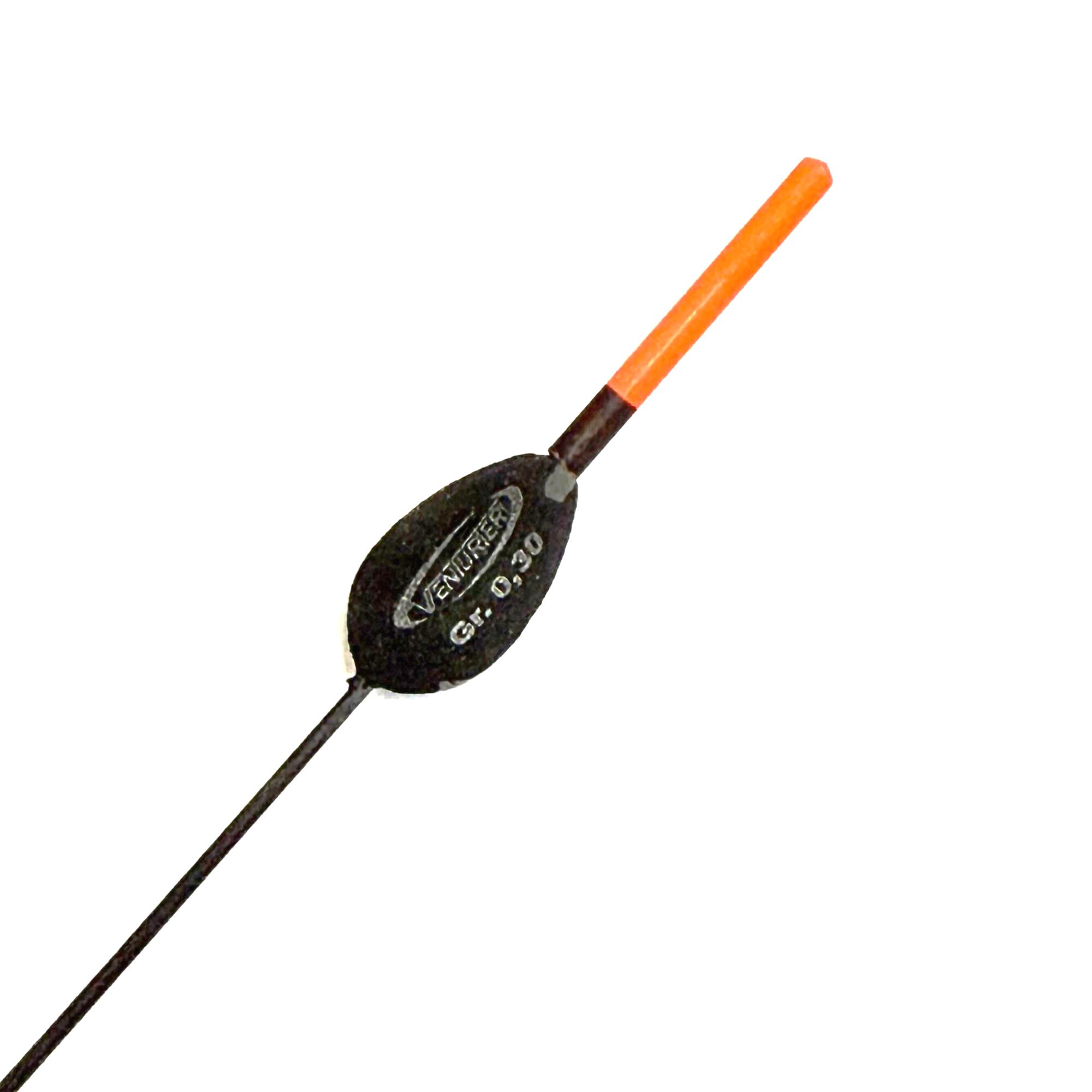 Galleggiante pesca al colpo carpodromo Venturieri R-eva nero 1pz filo passante 3/3