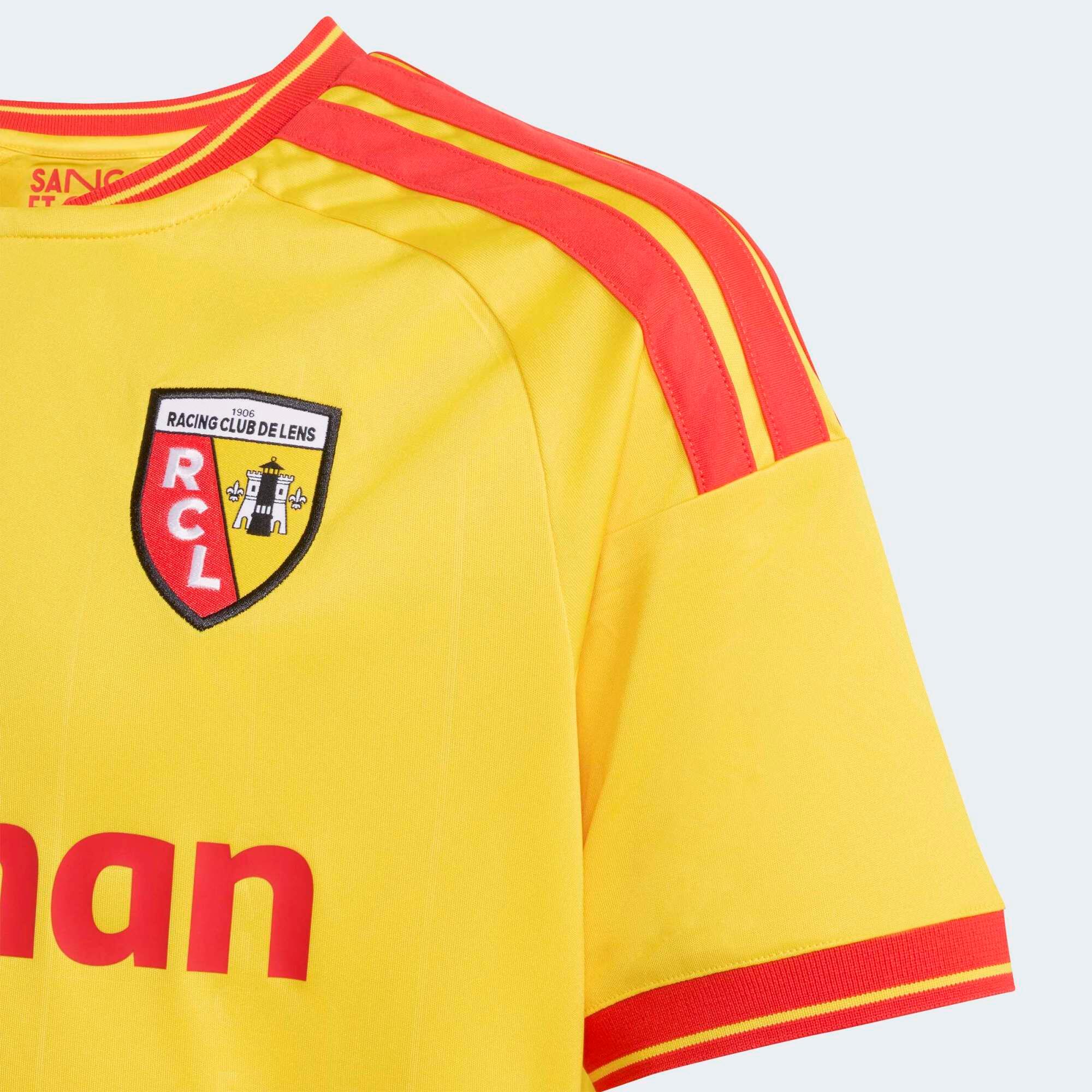 Maillot officiel domicile RC LENS junior ADIDAS saison 2026/2027 2/5