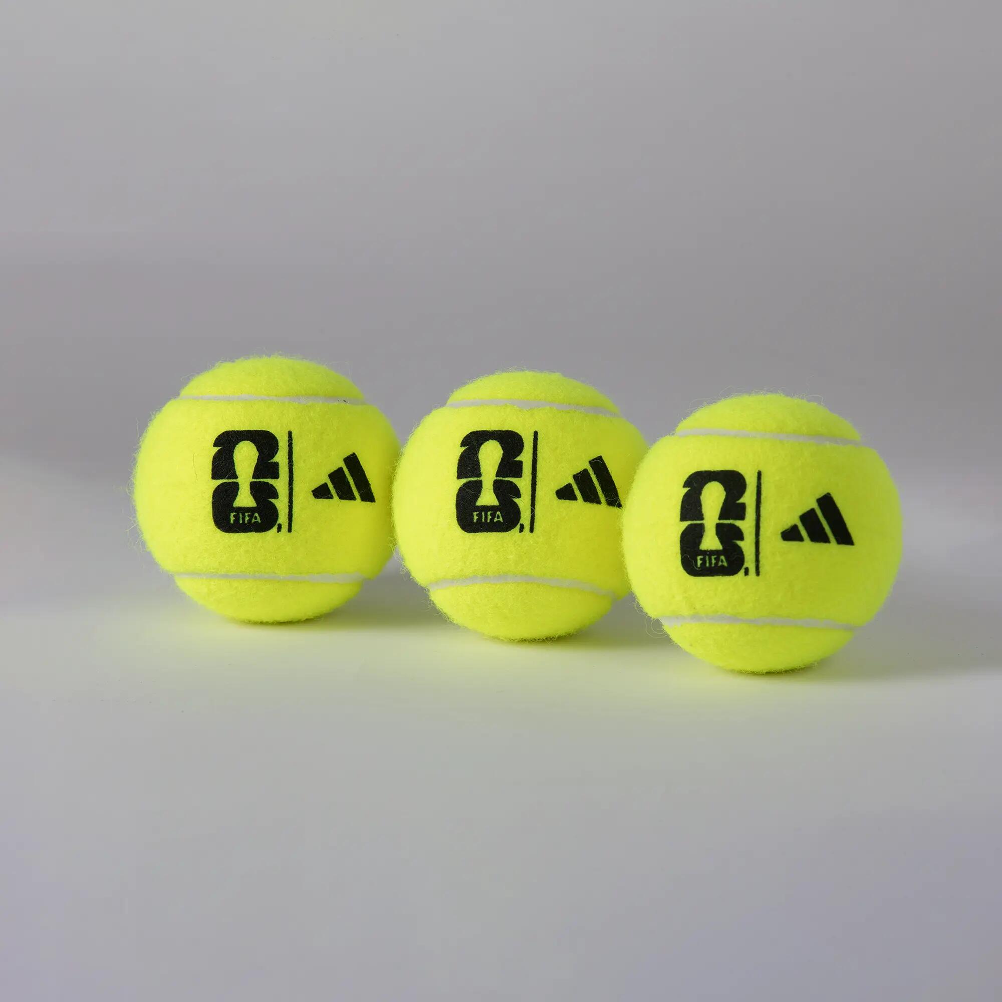 Bote de 3 pelotas de pádel presurizadas Speed RX World Cup Edition 2026 3/4