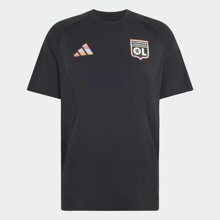 T-shirt Olympique Lyonnais Adidas Tiro Travel noir Adulte saison 2026-2027