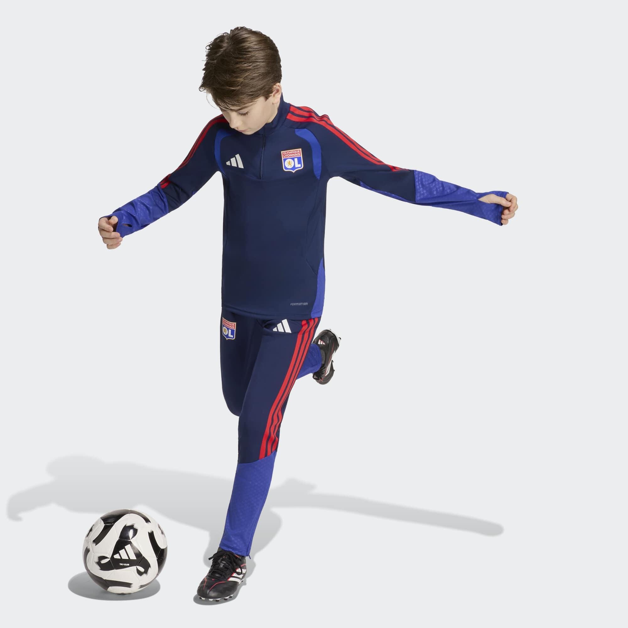 Pantalon survêtement d'entrainement football Olympique Lyonnais Enfant 26/27 3/8