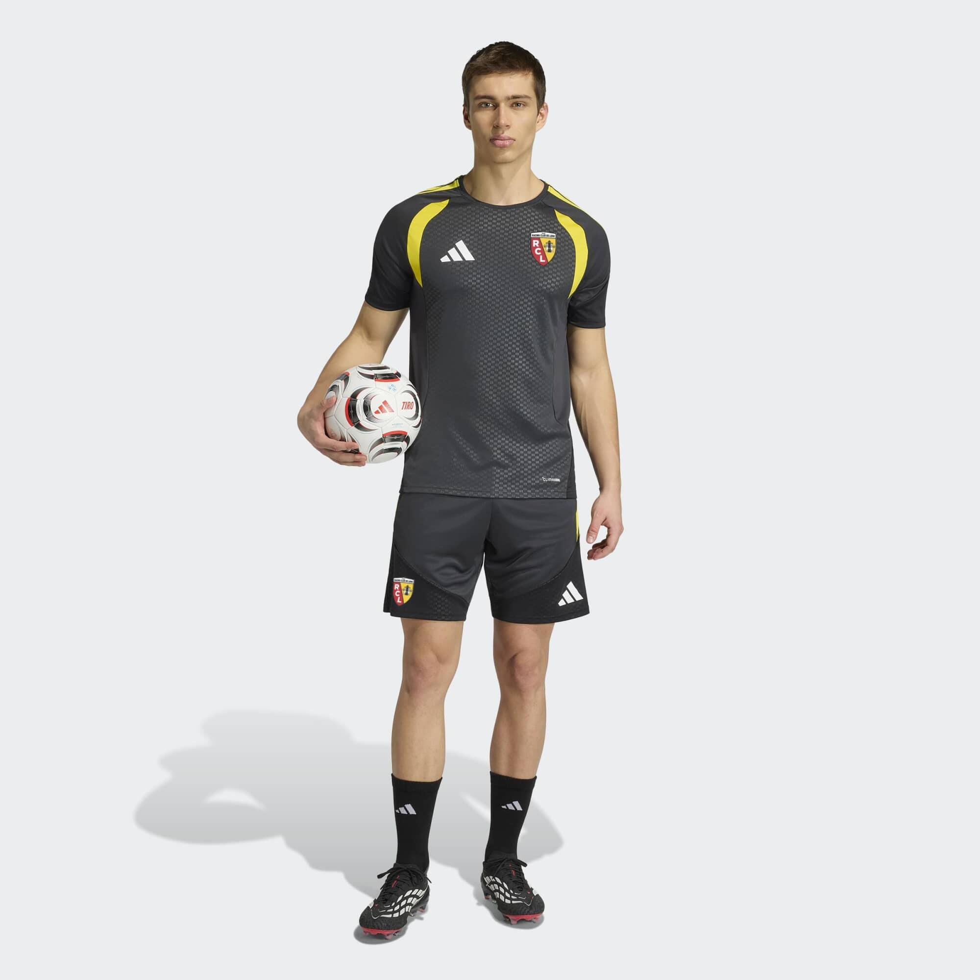 Maillot d'entraînement RC Lens Adidas Carbon / Jaune Adulte saison 2026/2027 8/8